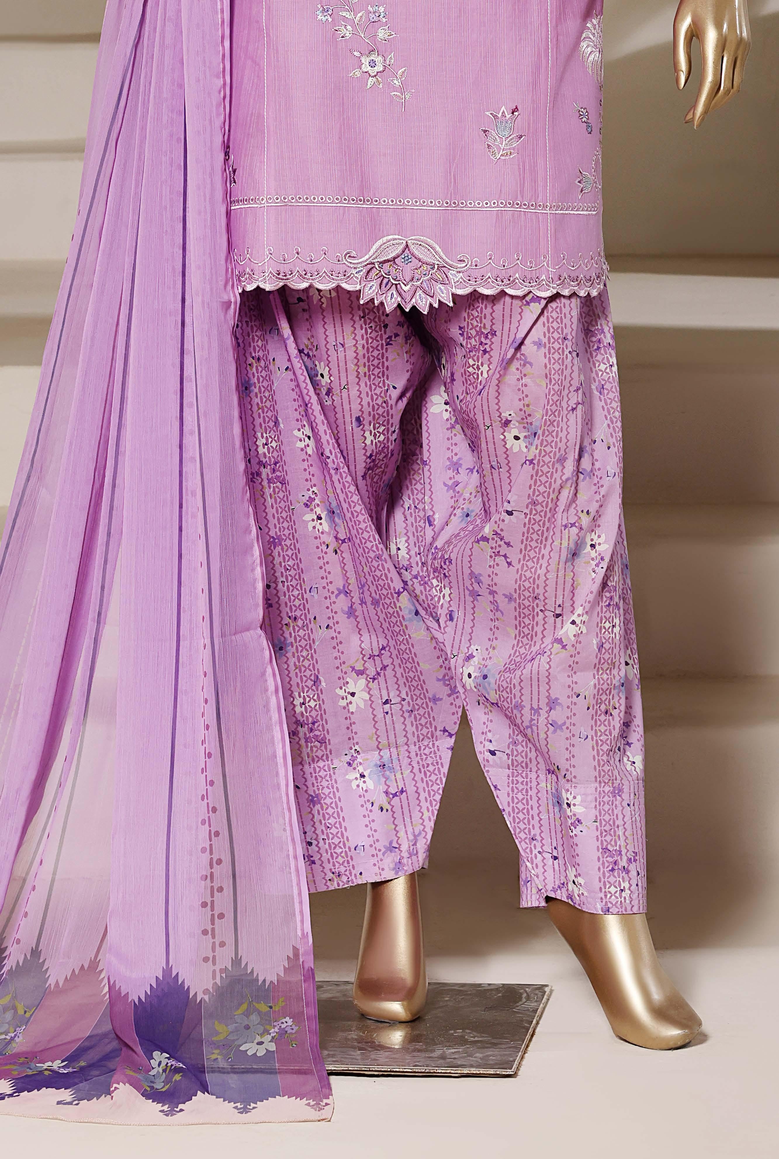 Sadabahar Luxury Eclair Solid  Textured Lawn Embroidery With Digital Printed Chiffon Dupatta With Printed Farshi Shalwar 3Piece Stitched Festive Edition Collection 2026. D#-05
