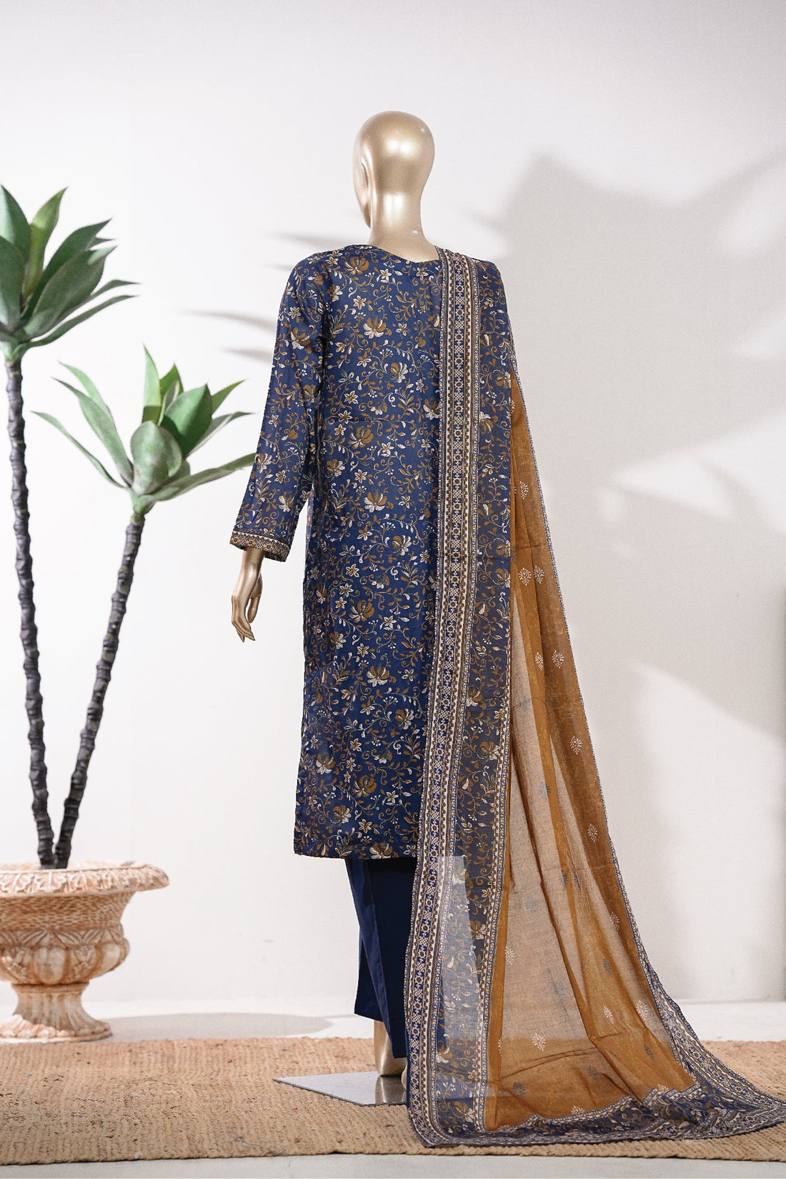 BIN SAEED Luxury Lawn Printed 3pcs Stitched Vol-18 3Piece Stitched COLLECTION 2026 D-#46