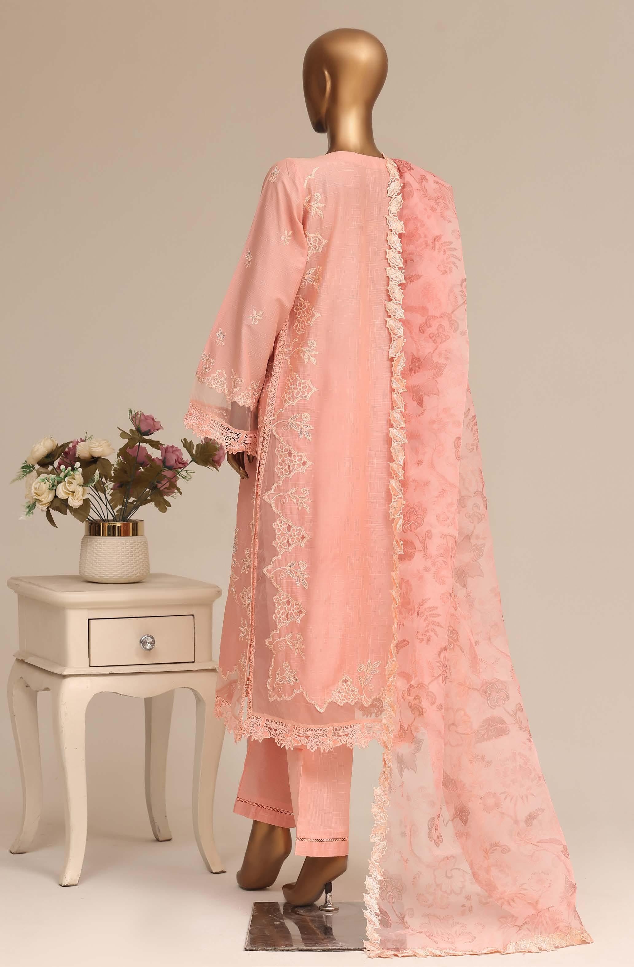 Sadabahar Luxury Slub Lawn Embroidery Stitched Vol-15 Collection 2026. LEL-07