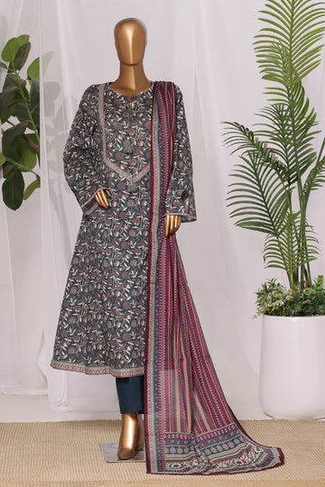 BIN SAEED Luxury Lawn Frock  Printed 3pcs Stitched Vol-01 3Piece Stitched COLLECTION 2026 D-#16