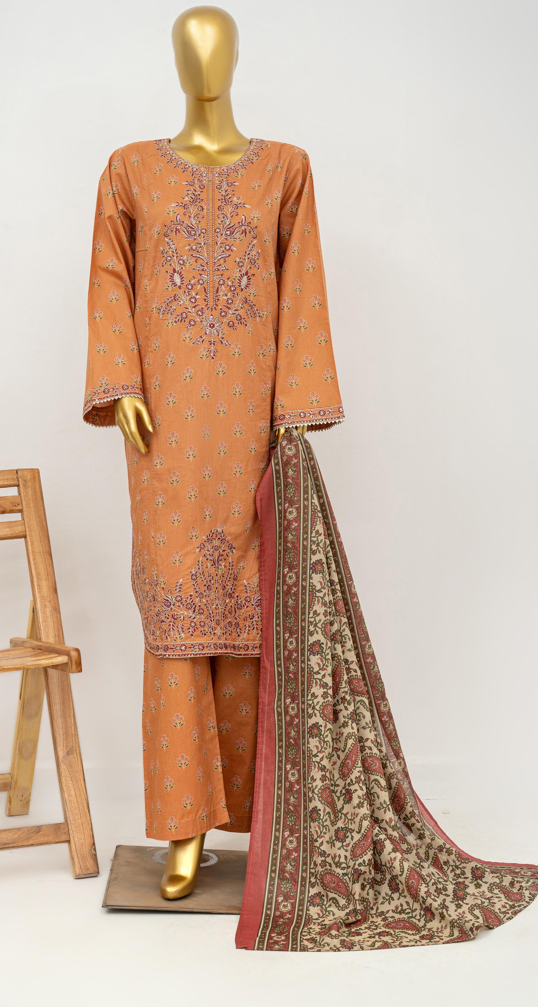 Bin Saeed Luxury Exclusive Embroidery 3 Piece Stitched Lawn Collection 2026 D#02