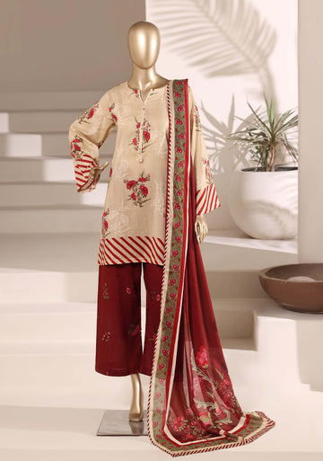 Sadabahar Lawn Printed Short Length Vol-02 3Piece Stitched Collection 2026 D#-12