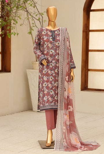 Dhagakari by HZ Textiles Embroidered Lawn Suit Unstitched 3 Piece 2026 DEC - 02