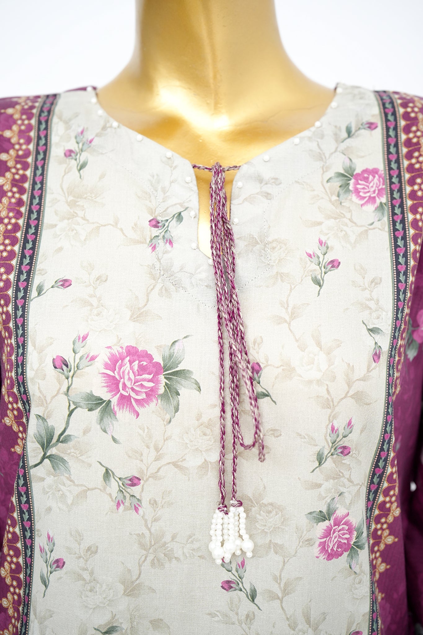 BIN SAEED Luxury Lawn Printed 3pcs Stitched Vol-30 3Piece Stitched COLLECTION 2026 D#-107