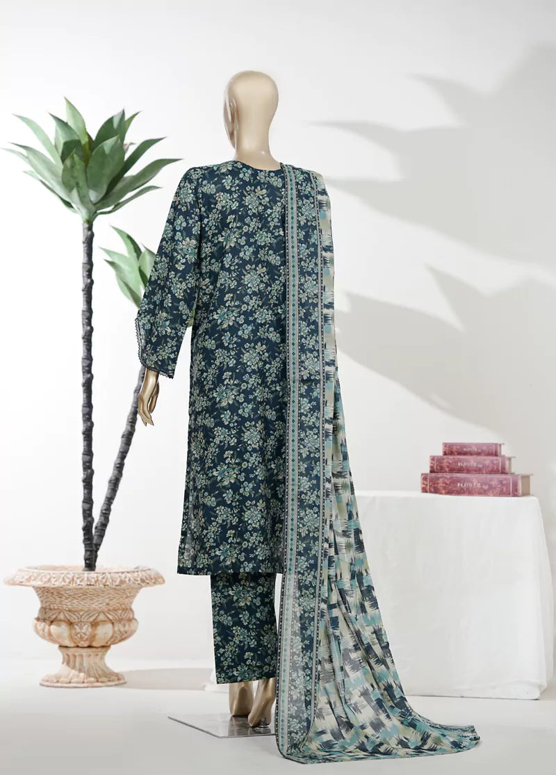 BIN SAEED Luxury Lawn Printed 3pcs Stitched Vol-18 3Piece Stitched COLLECTION 2026 D-05