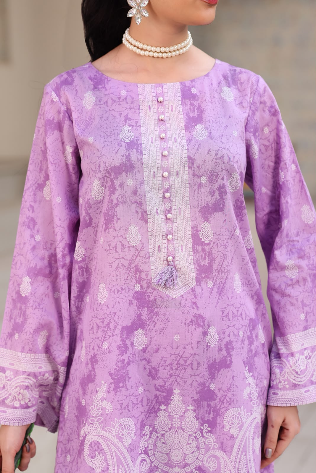 Aizal Luxury Lawn Printed Vol-1 3Piece Stitched Collection 2026 D#-06