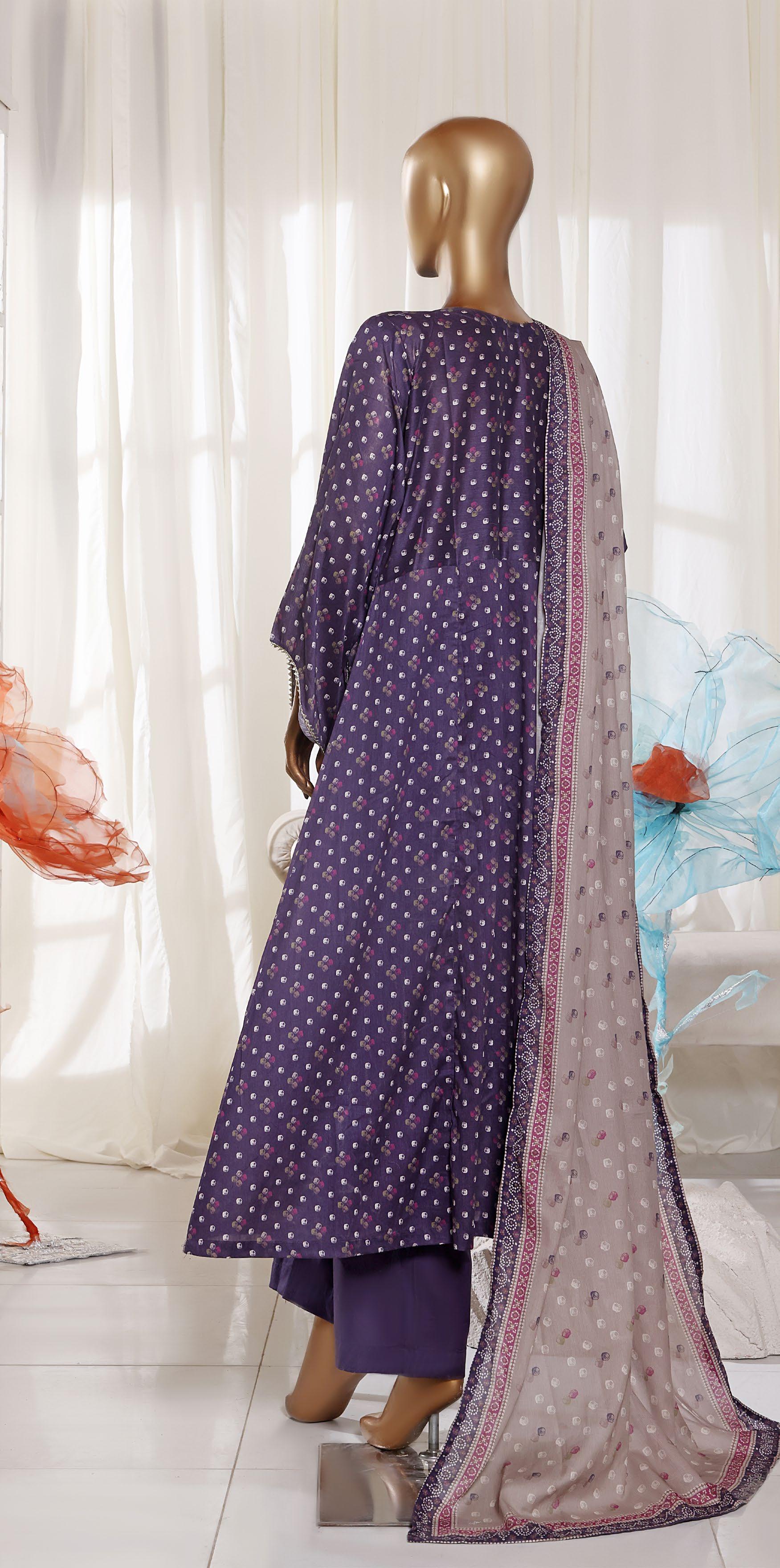 BIN SAEED Luxury Lawn Frock  Printed 3pcs Stitched Vol-01 3Piece Stitched COLLECTION 2026 D-#03