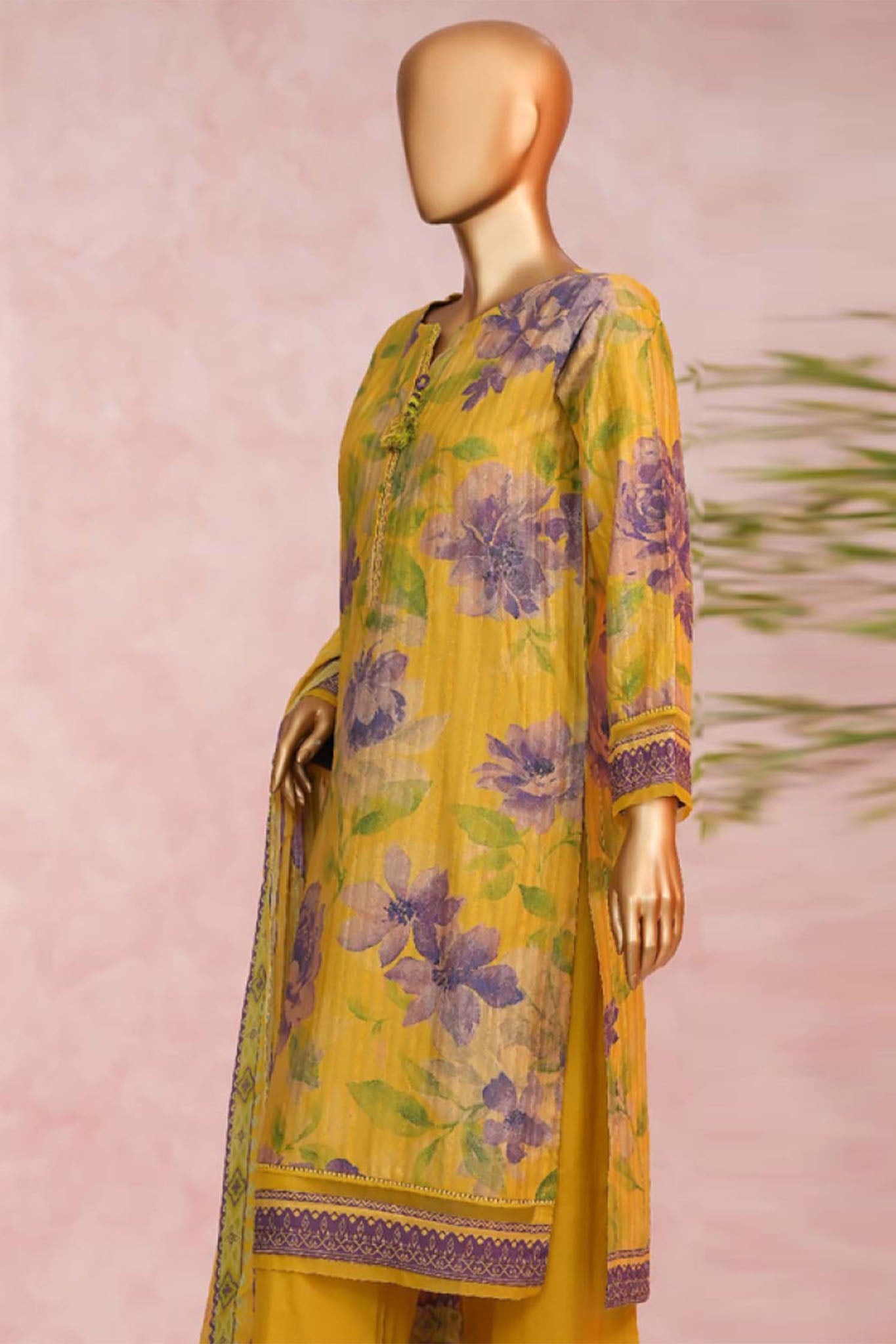 Enchant By HZ Stitched 3 Piece Linnokara Prints Collection'2025-PLK-510