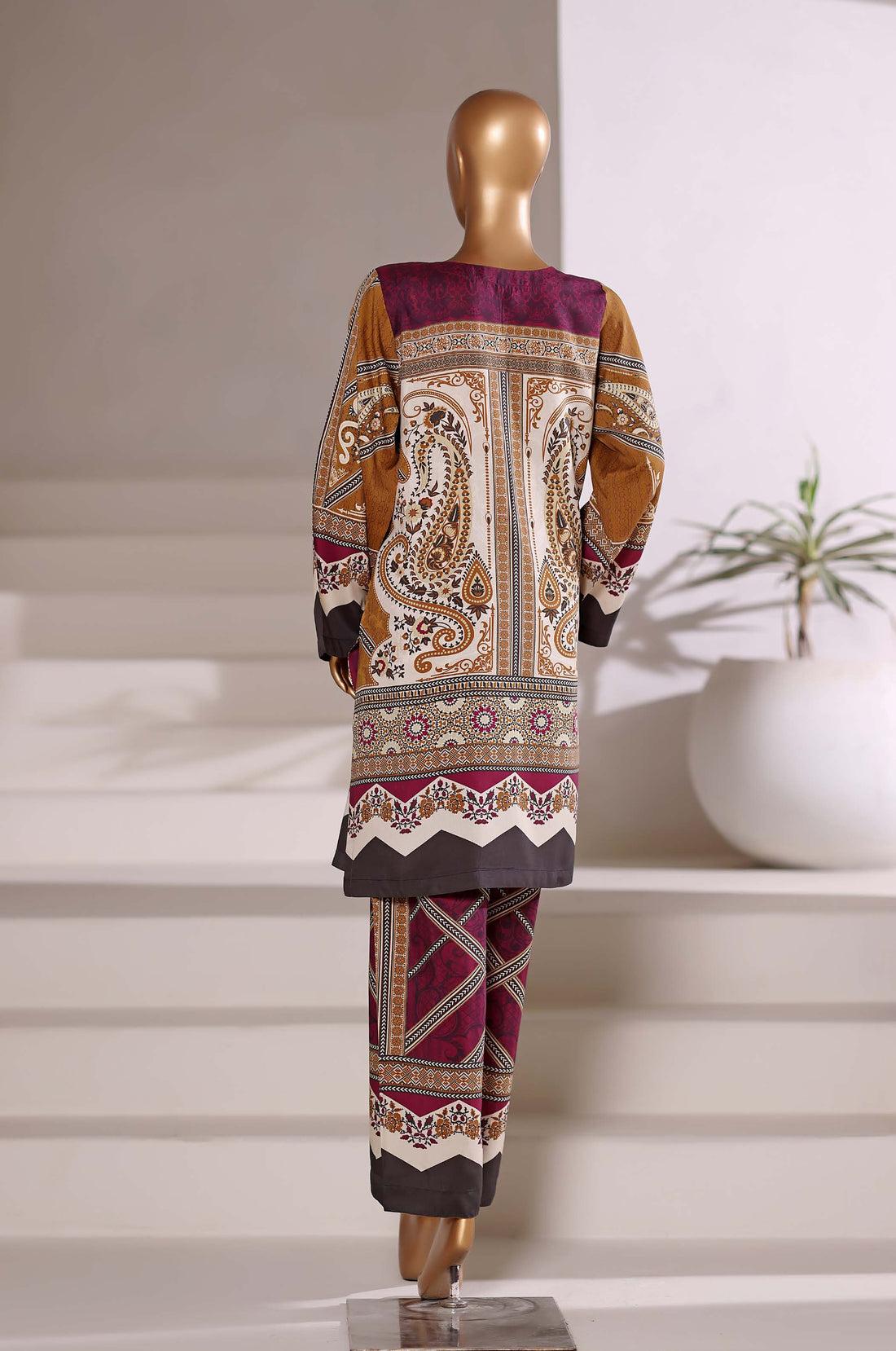 SADABAHAR LUXURY VISCOUS 2PIECE DIGITAL PRINTED STITCHED COLLECTION 2025 VOL-01 . SDVS- 2111