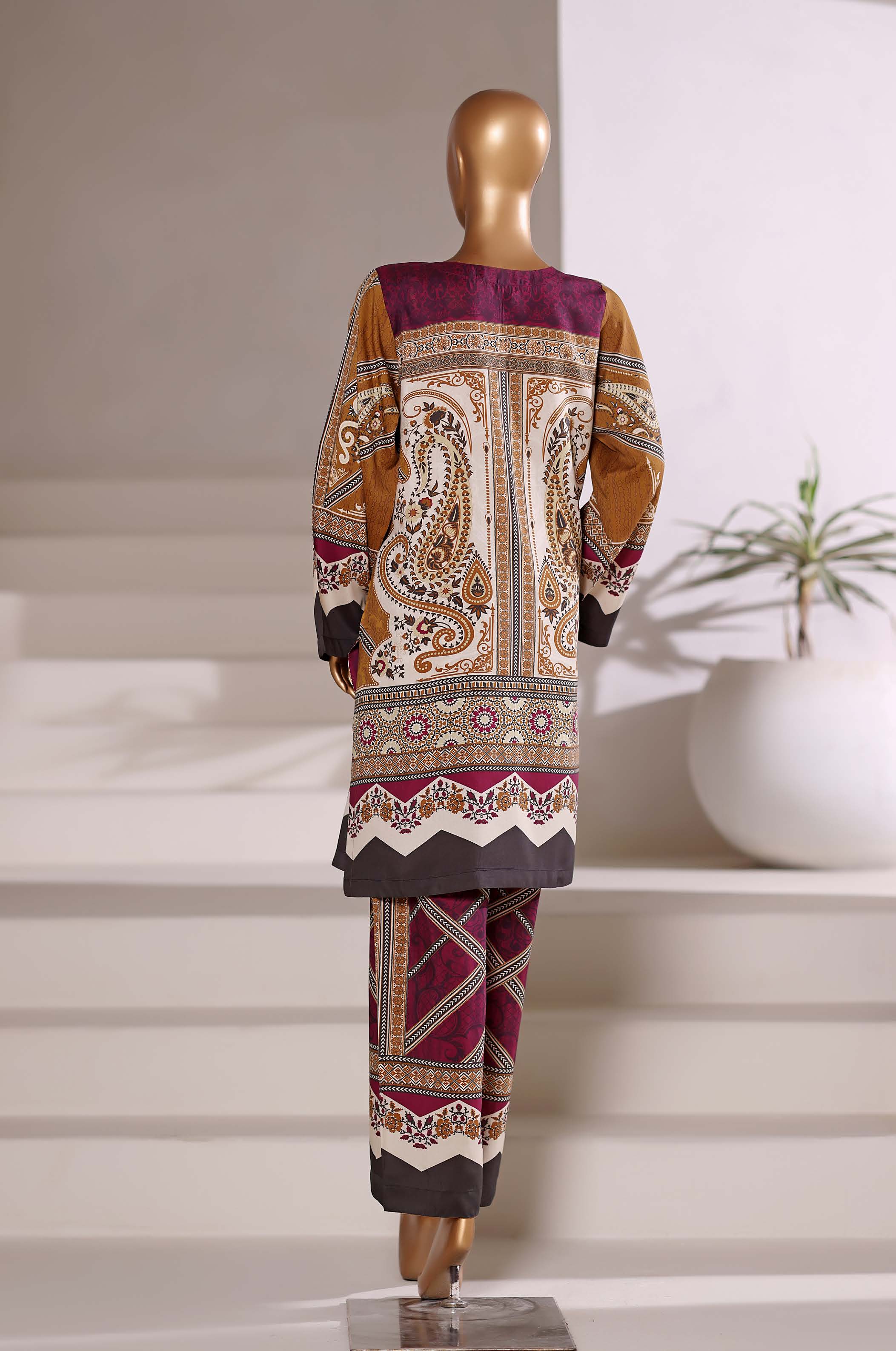 SADABAHAR LUXURY VISCOUS 2PIECE DIGITAL PRINTED STITCHED COLLECTION 2025 VOL-01 . SDVS- 2111