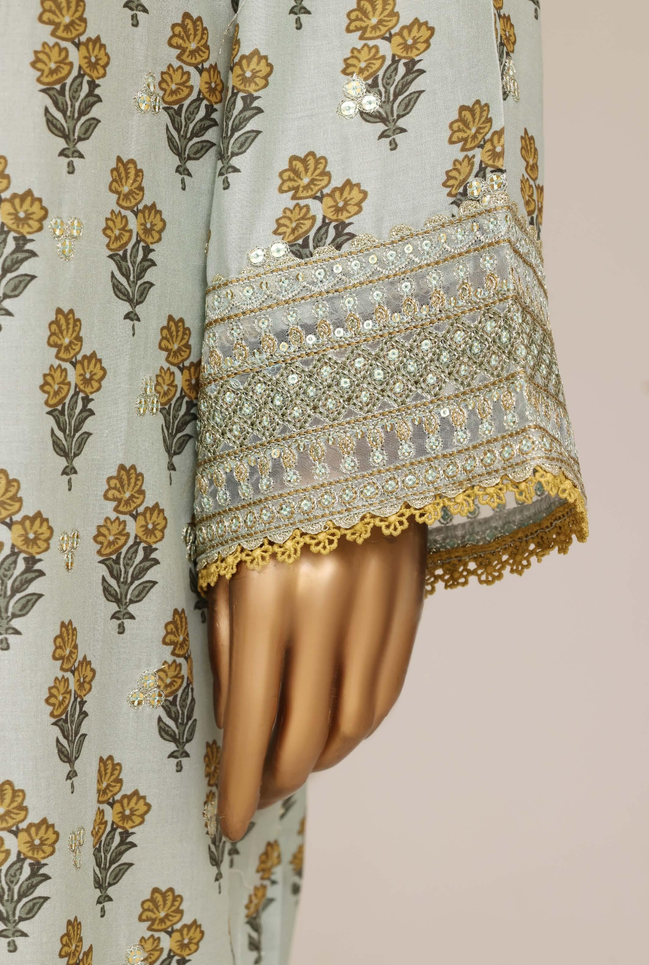 Sadabahar Malika Embroidery Lawn Long Length 3Piece Stitched Vol-10 Collection 2026 D#06