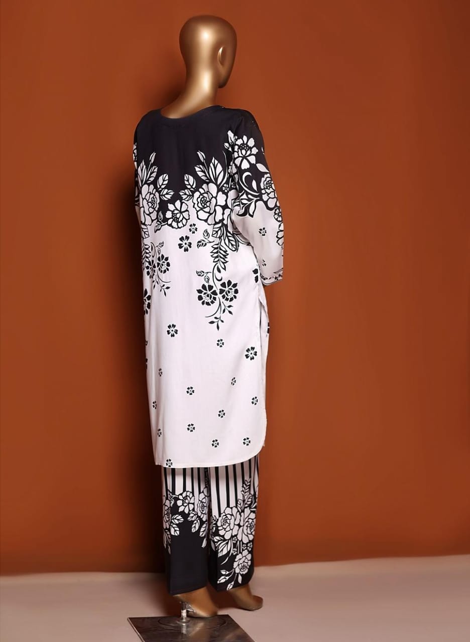 HZ LINEN CO-ORD'S 2PIECE DIGITAL PRINTED STITCHED COLLECTION 2025. HZLCR- 2013