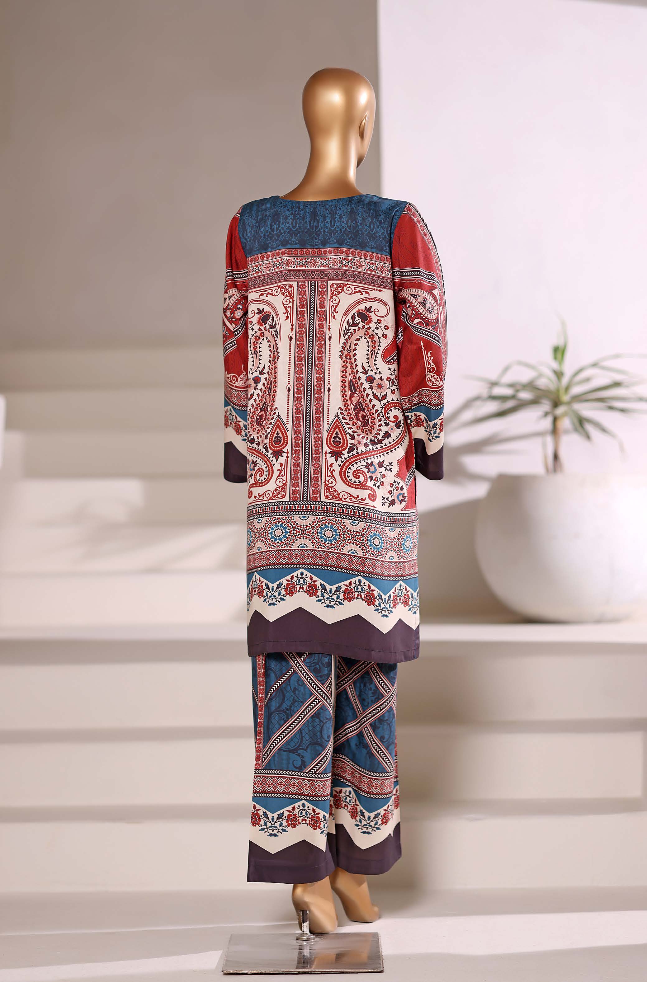 SADABAHAR LUXURY VISCOUS 2PIECE DIGITAL PRINTED STITCHED COLLECTION 2025 VOL-01 . SDVS- 2114