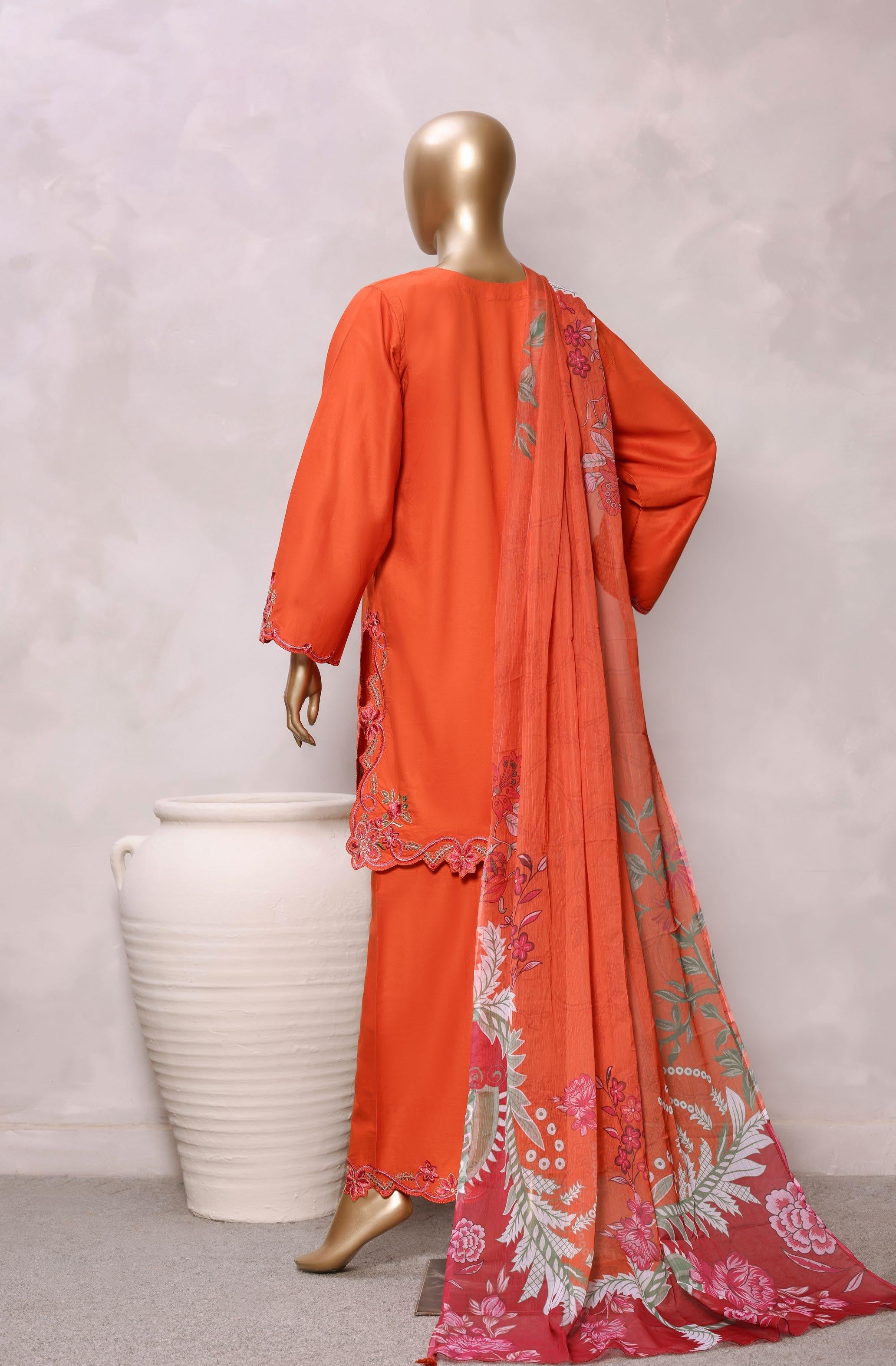 Sadabahar Luxury Eclair Solid Lawn Embroidery 3Piece Stitched Collection ECL-1018