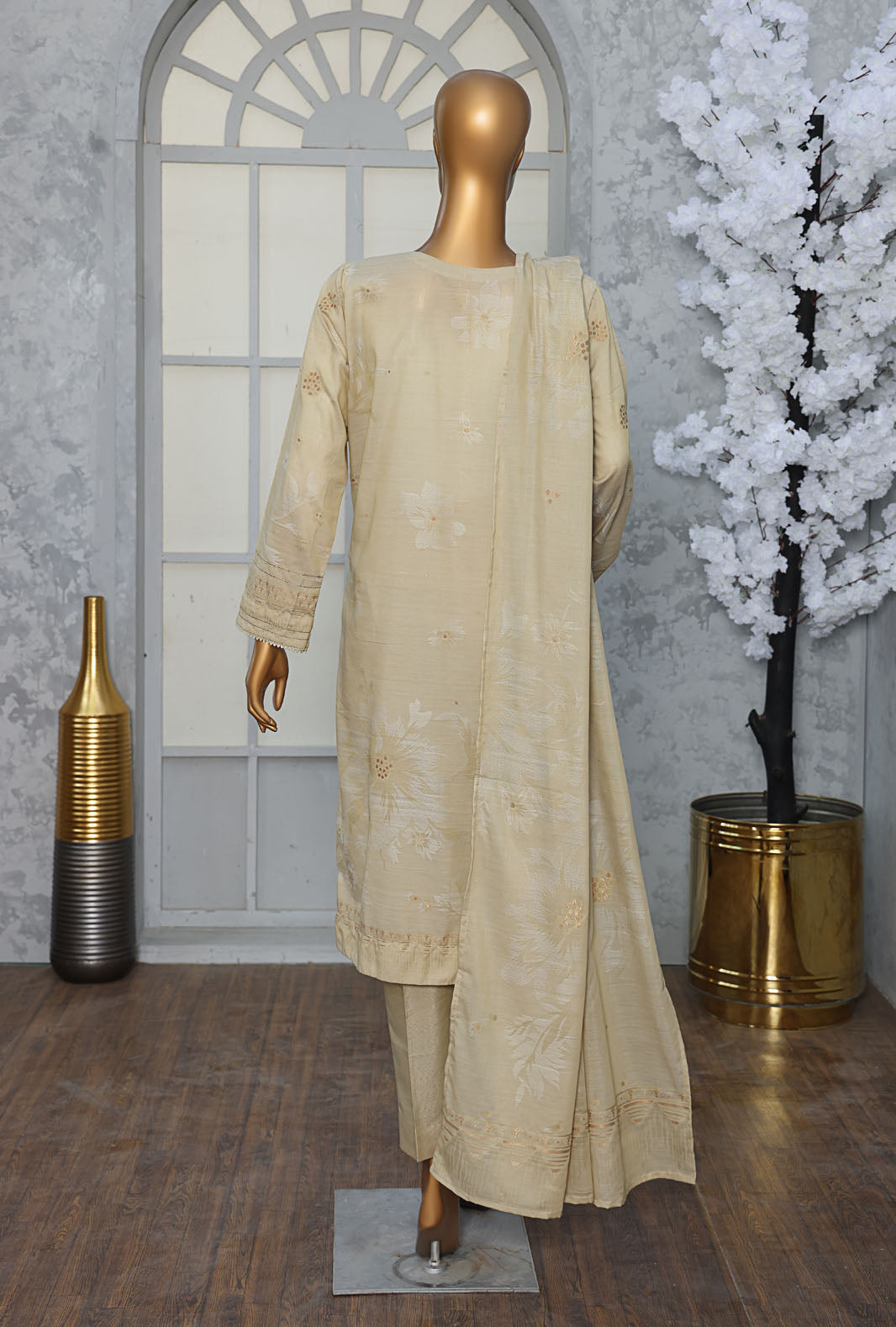Valencia By HZ Textiles Embroidered Jacquard Suit Unstitched 3 Piece Collection 2025 D-02