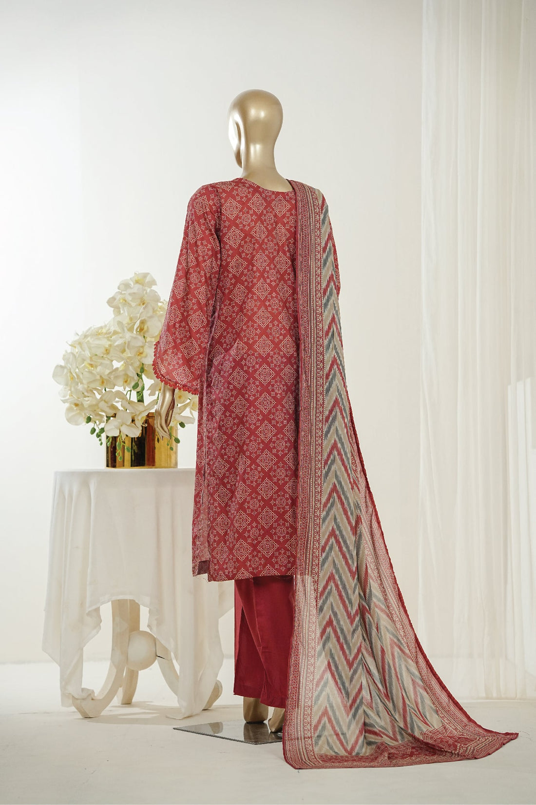 BIN SAEED Luxury Lawn Printed 3pcs Stitched Vol-18 3Piece Stitched COLLECTION 2026 D-#65
