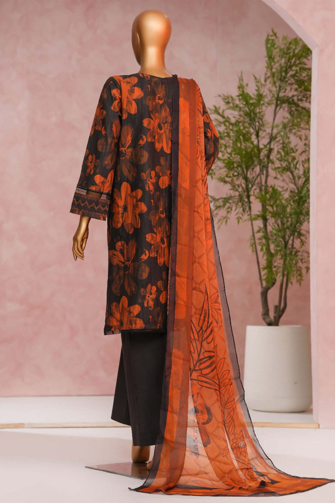 Enchant By HZ Stitched 3 Piece Linnokara Prints Collection'2025-PLK-514