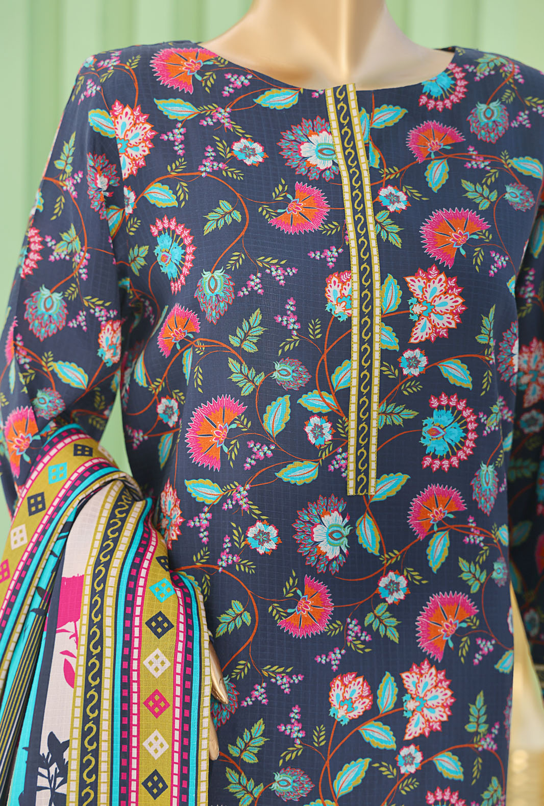 Vogue By HZ Textiles Printed Viscose Suit Unstitched 3 Piece Winter Collection 2025 D-10