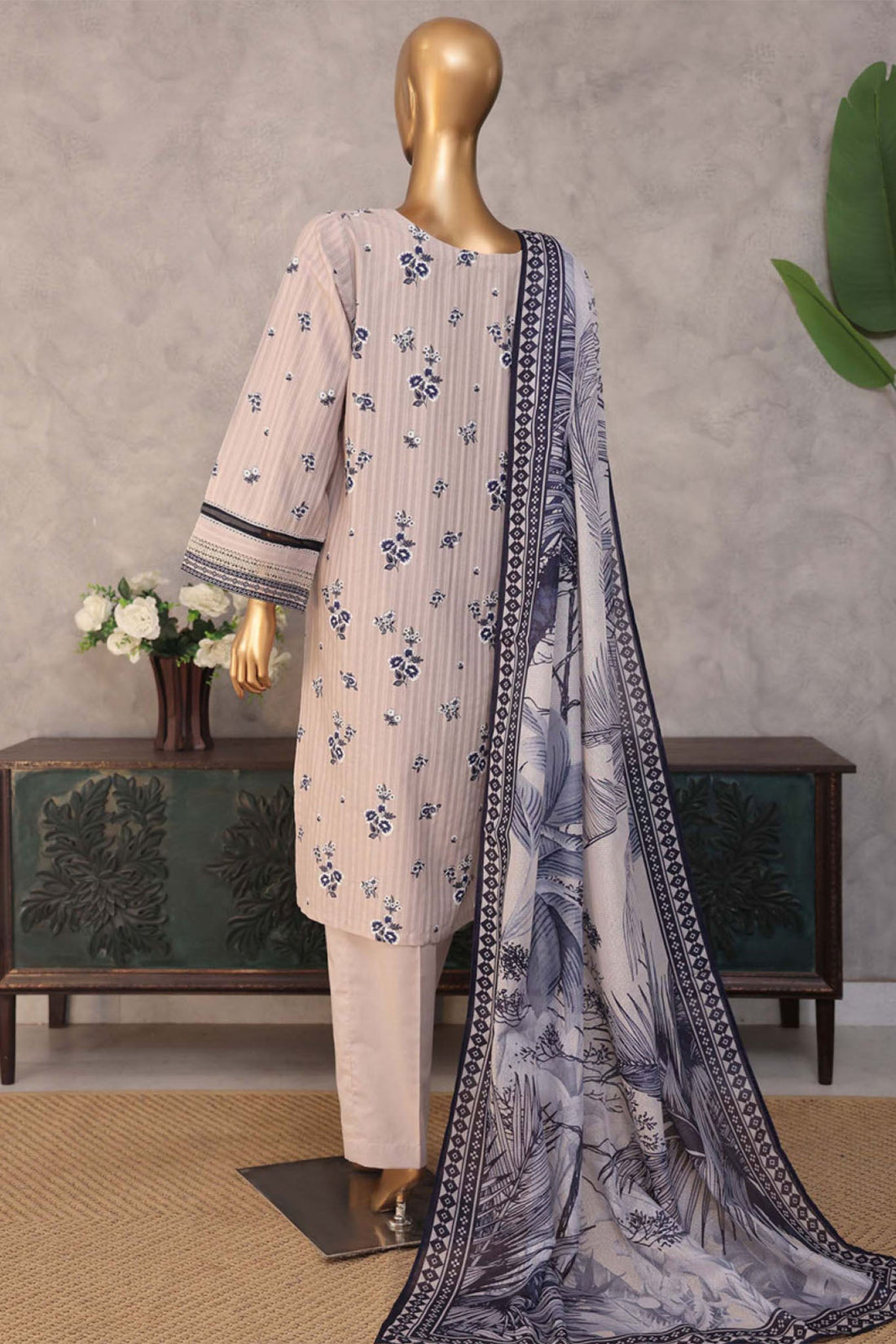 Enchant By HZ Stitched 3 Piece Linnokara Prints Collection'2025-PLK-520