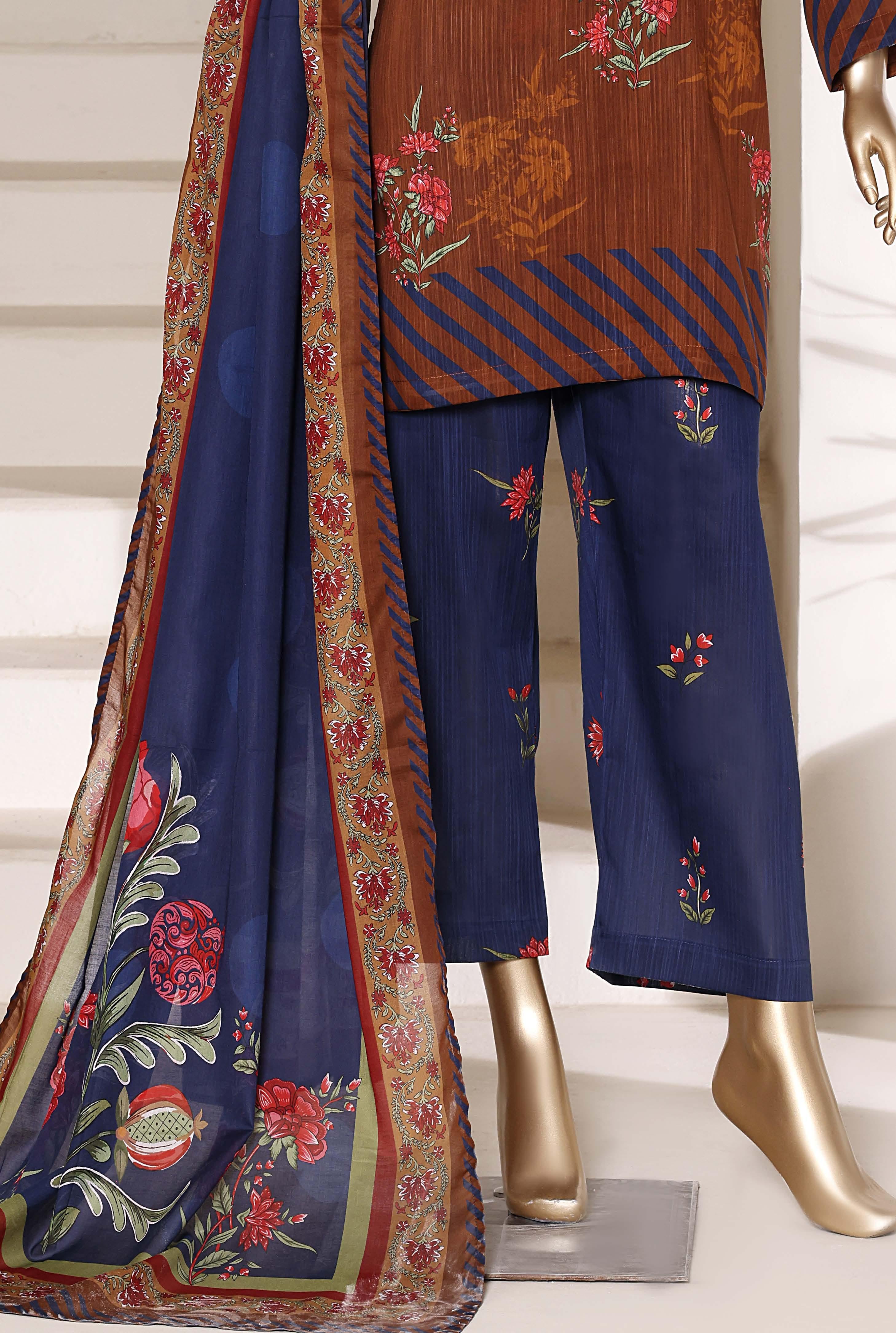 Sadabahar Lawn Printed Short Length Vol-01 3Piece Stitched Collection 2026 D#-01