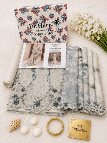 Simply Pastles By Dr Haris Mi Creation 3Piece Unstitched Collection 2026 D#-03