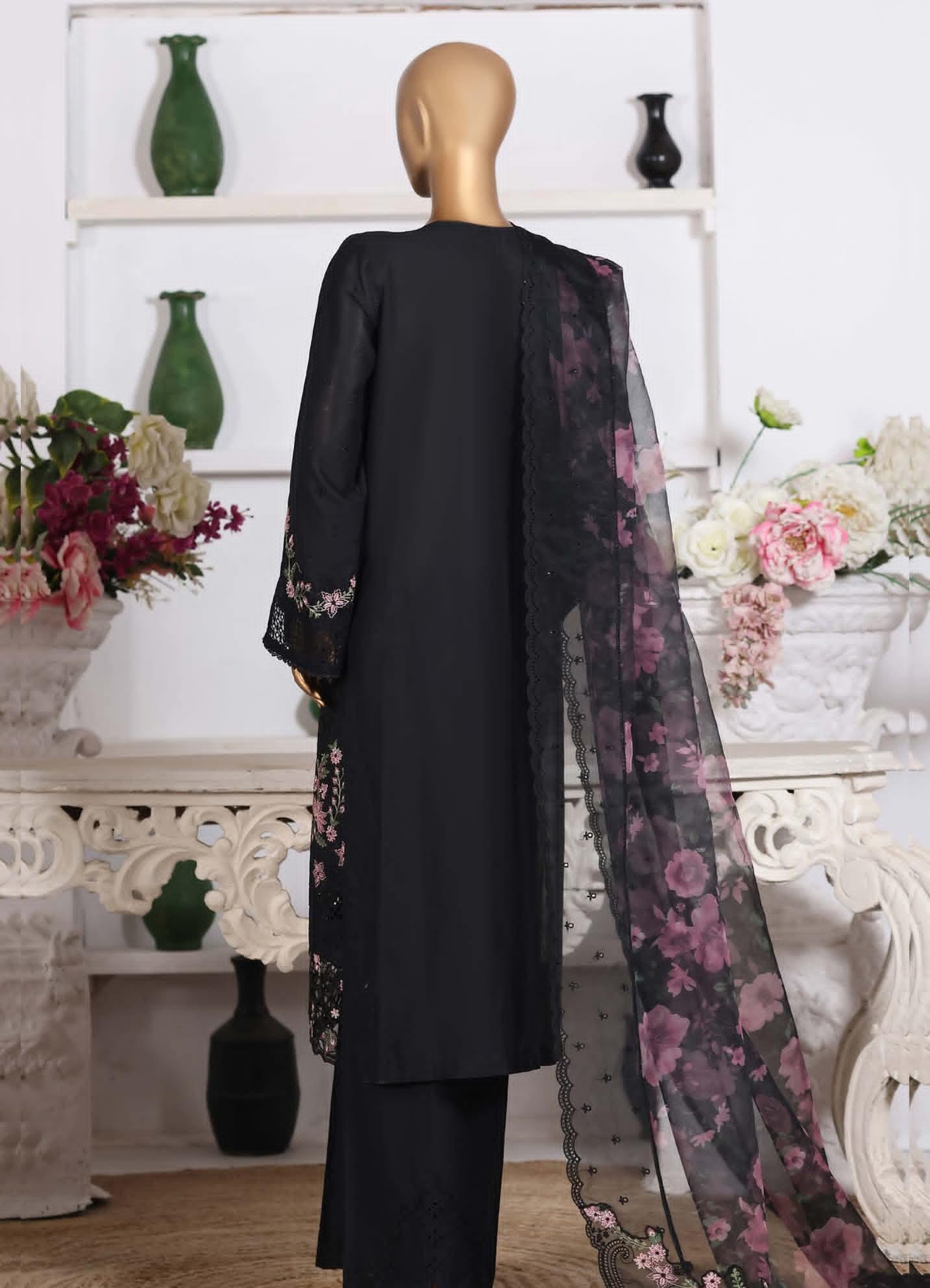 Hz Muse Luxury Heavy Embroidery Festive 3Piece Stitched Collection 2026 D#-08