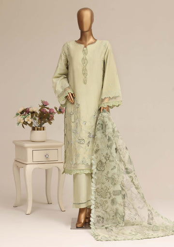 Sadabahar Luxury Slub Lawn Embroidery Stitched Vol-15 Collection 2026. LEL-06