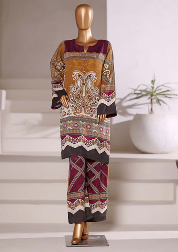 SADABAHAR LUXURY VISCOUS 2PIECE DIGITAL PRINTED STITCHED COLLECTION 2025 VOL-01 . SDVS- 2111