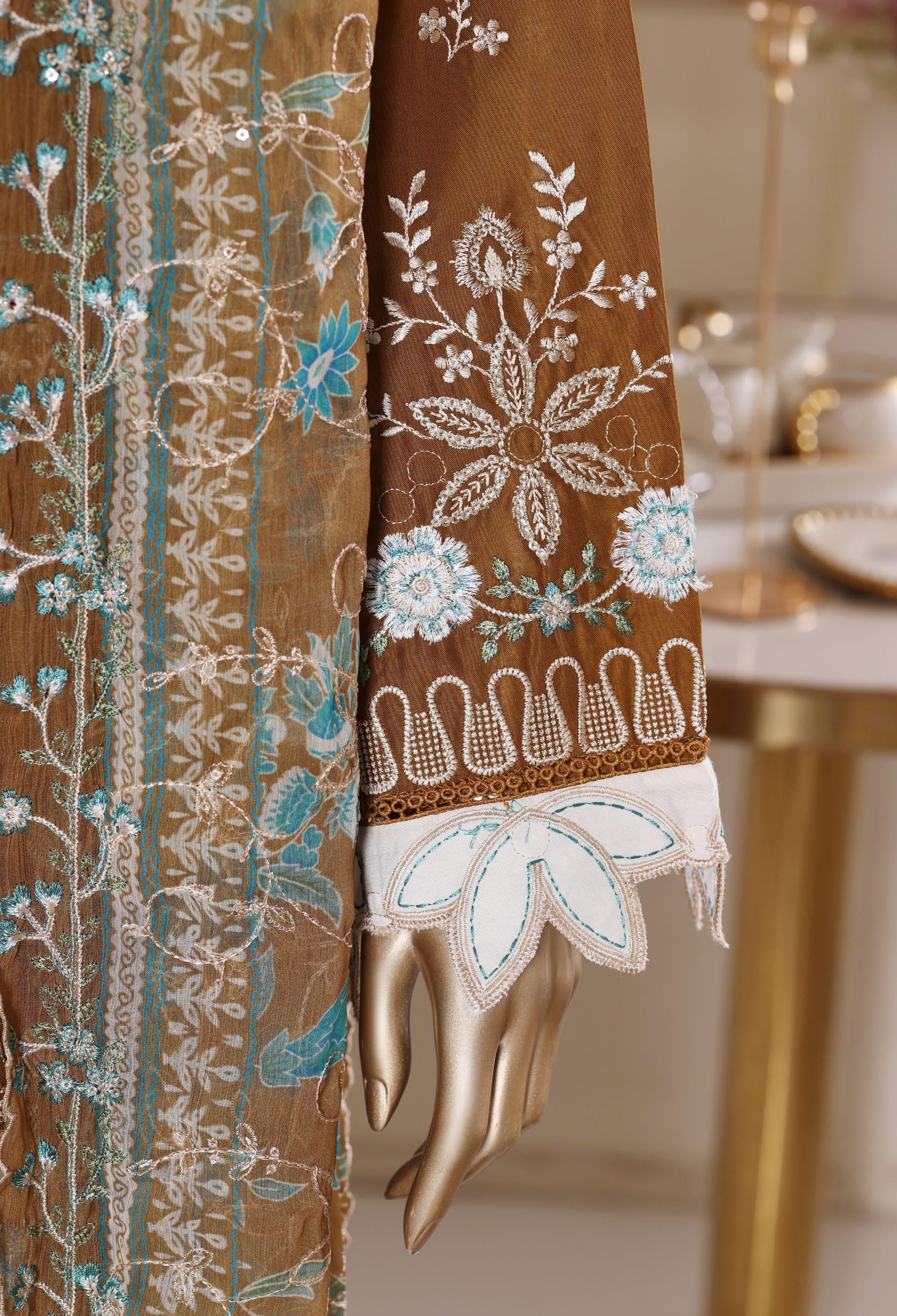 Bin Saeed Luxury Laserkari Heavy Embroidery Festive Vol-02 3Piece Stitched Collection 2026 D#-21