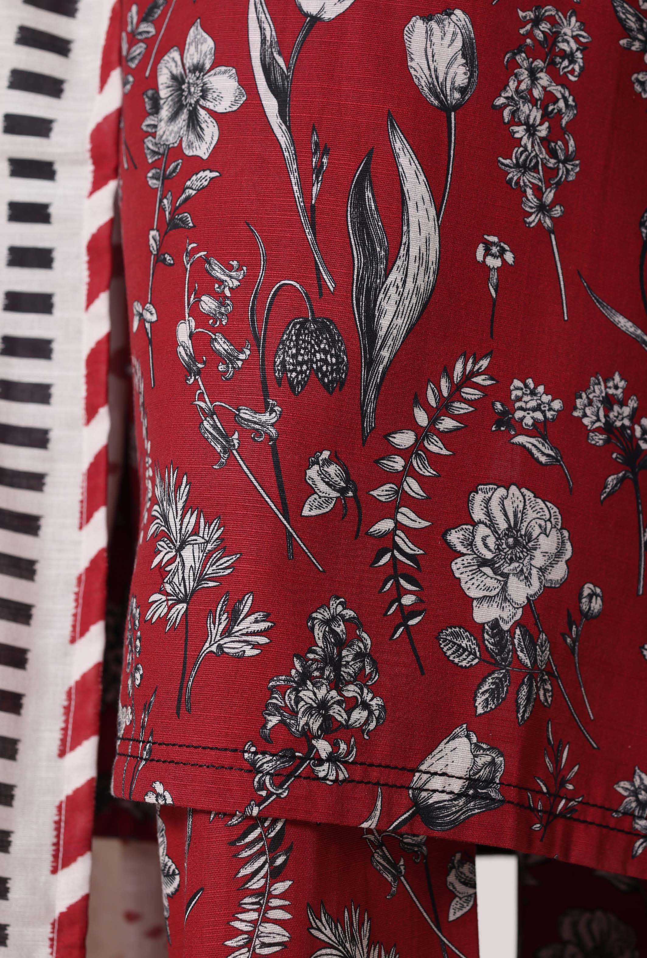 Sadabahar Printed Khadder 3PCS Stitched Vol—3 Collection 2025 D-21