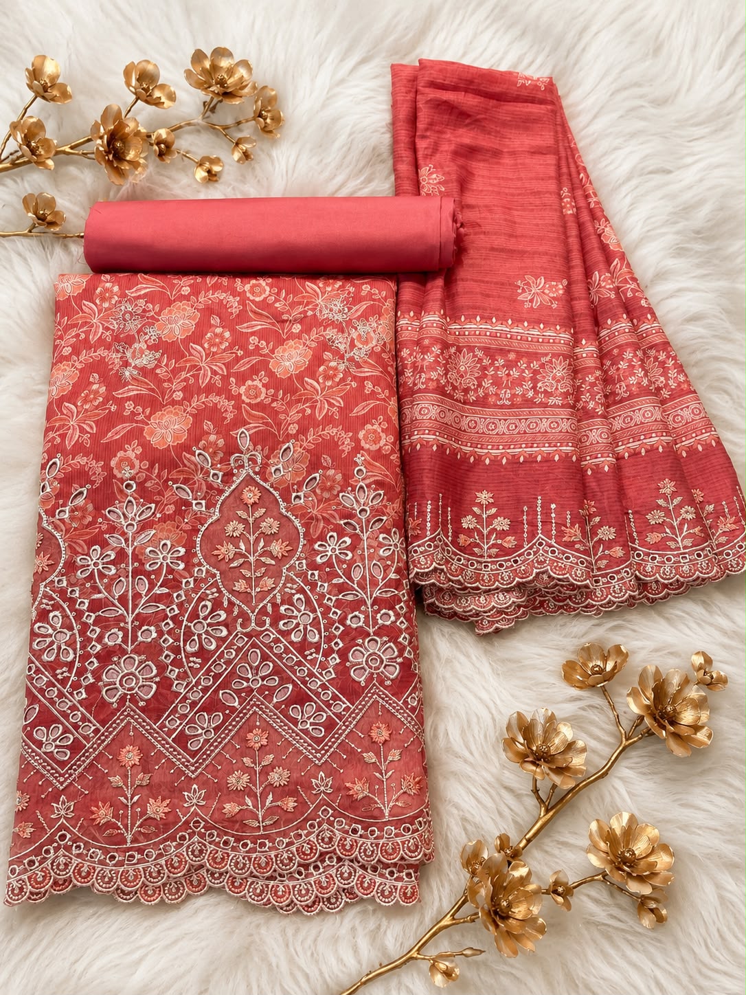BIN SAEED Luxury Lawn  Embroidery 3Piece Unstitched COLLECTION 2026 D#10