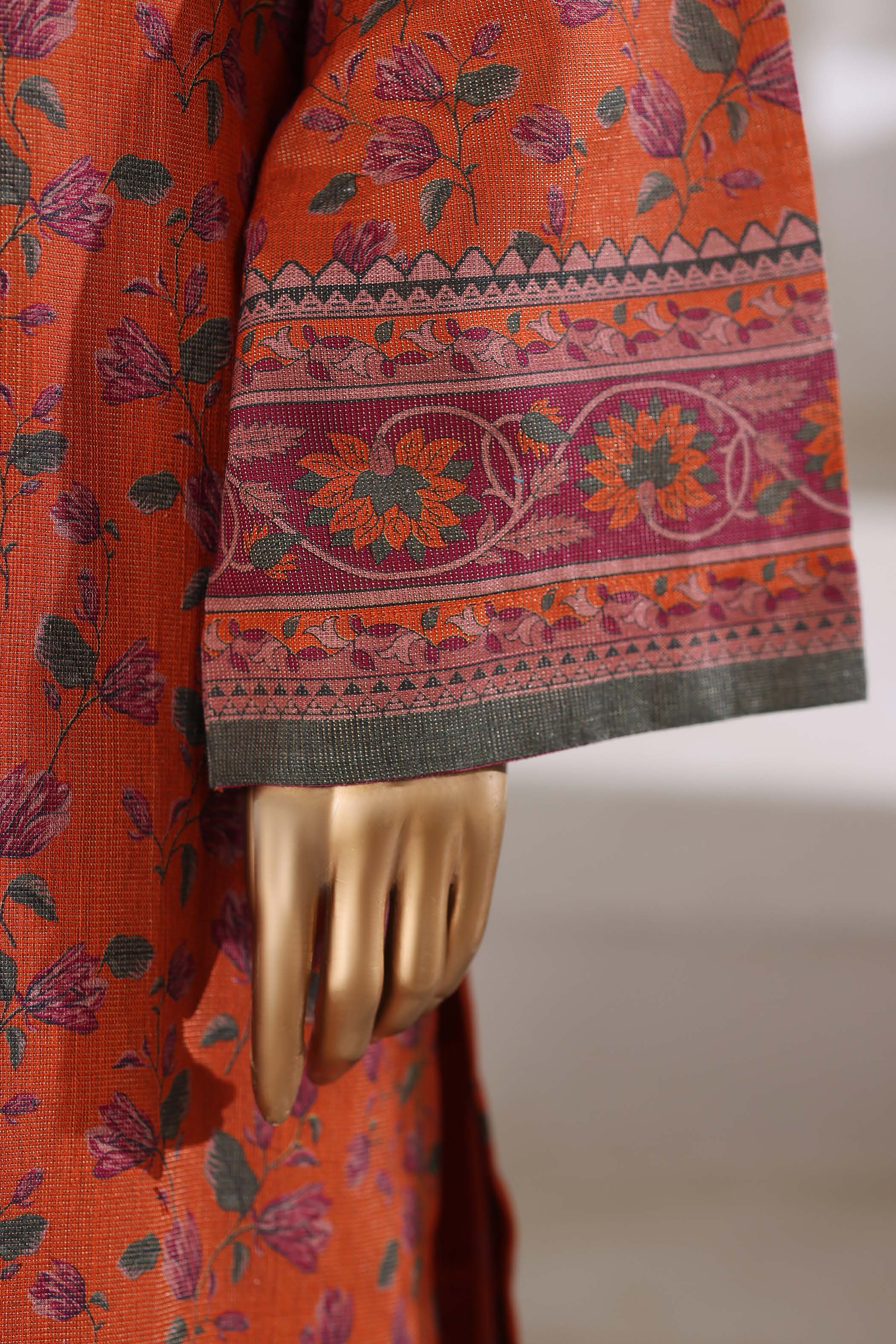 Sadabahar Shimmer Printed Khadder 3PCS Stitched Vol—1 Collection 2025 D-01