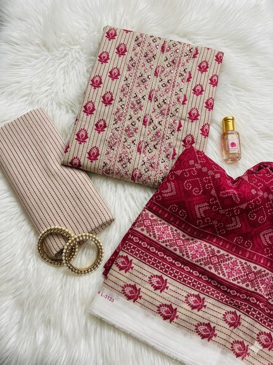 Daily Wear by HZ Textiles Embroidered Lawn Suit Unstitched 3 Piece 2026 DEC - 03
