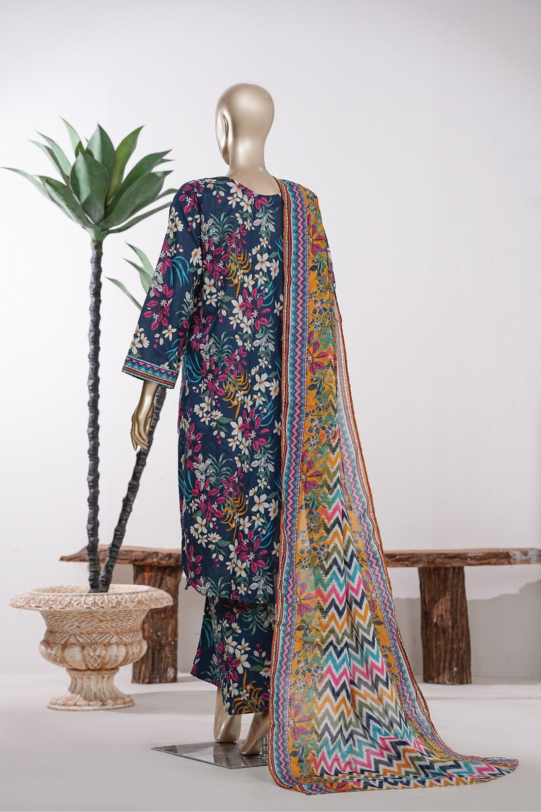 BIN SAEED Luxury Lawn Printed 3pcs Stitched Vol-18 3Piece Stitched COLLECTION 2026 D-#35