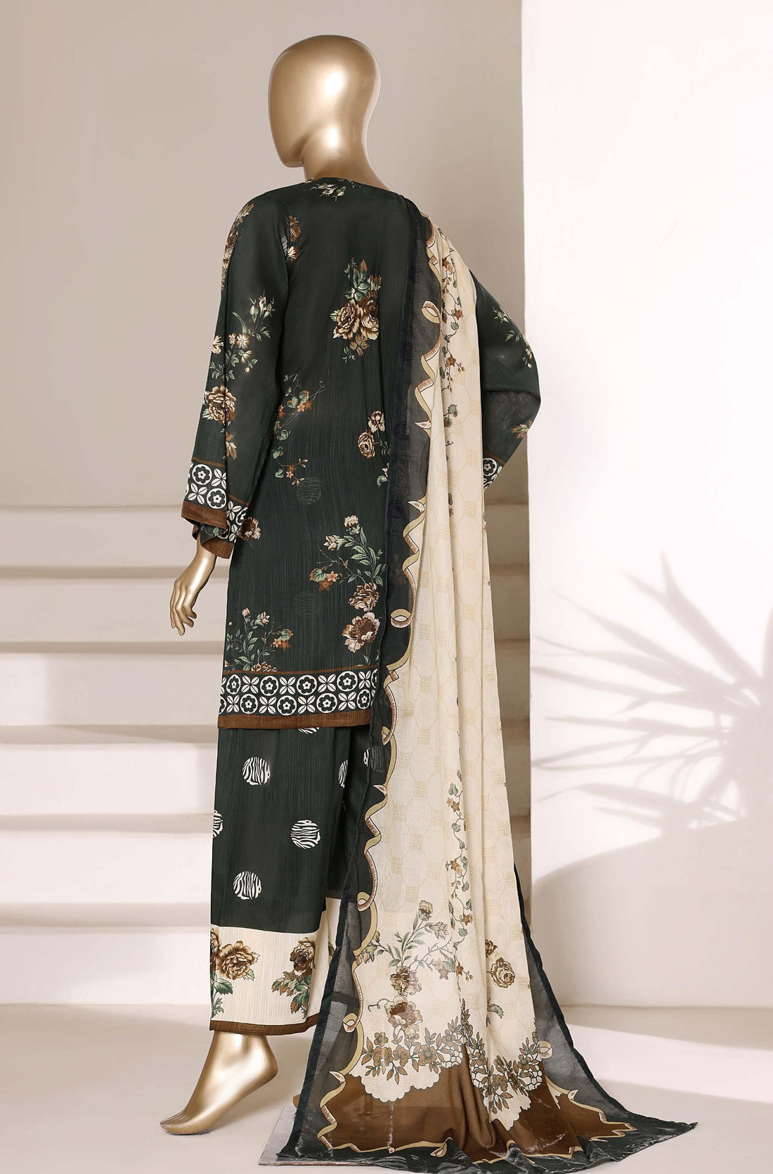 Sadabahar Lawn Printed Short Length Vol-01 3Piece Stitched Collection 2026 D#-02