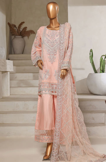 SADABAHAR LUXURY FORMAL FESTIVE °MAHPARA° ORGANZA EMBROIDERED 3PIECE STITCHED Vol-03 COLLECTION 2026 D#-09