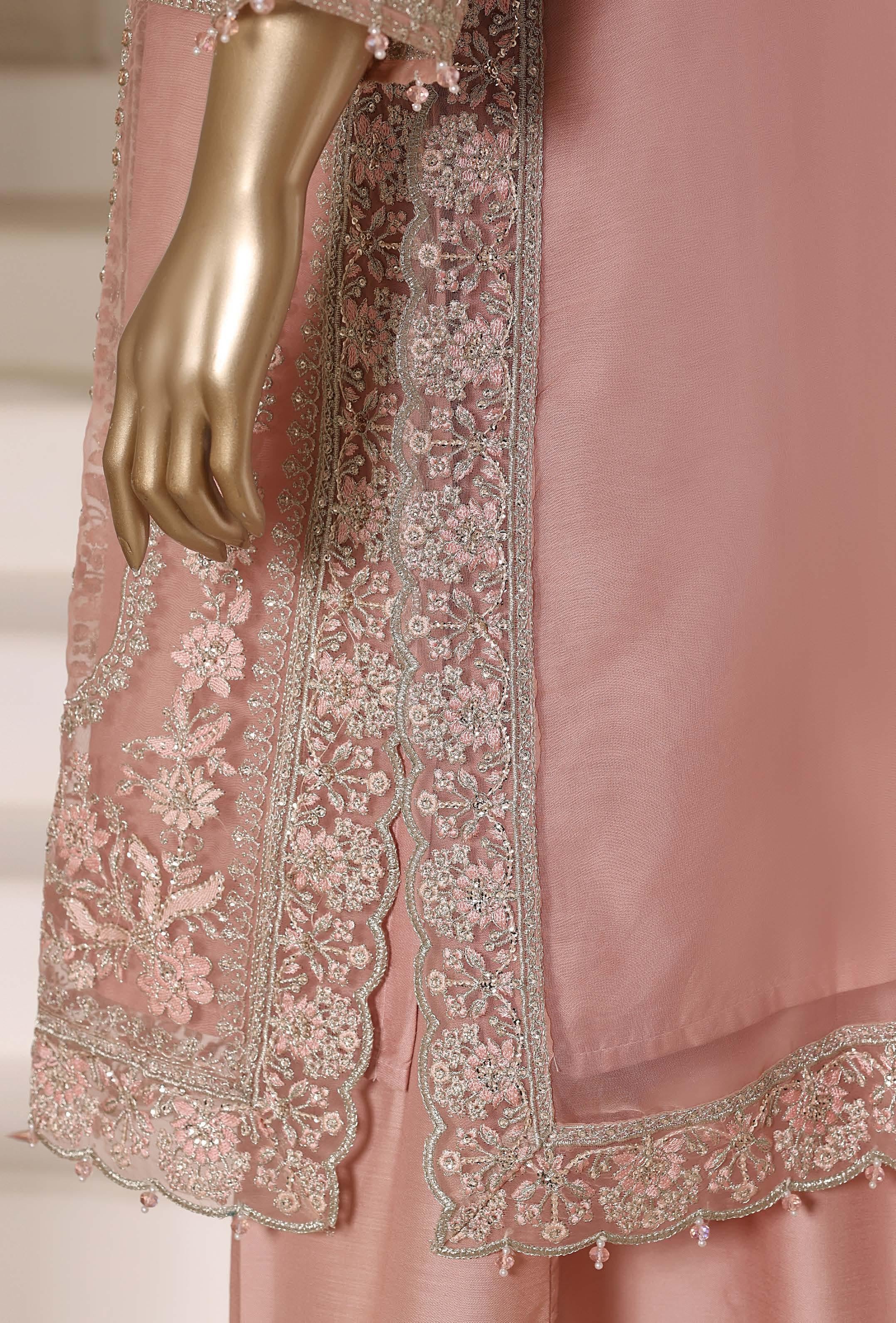 SADABAHAR LUXURY FORMAL FESTIVE °MAHPARA° ORGANZA EMBROIDERED 3PIECE STITCHED Vol-03 COLLECTION 2026 D#-04