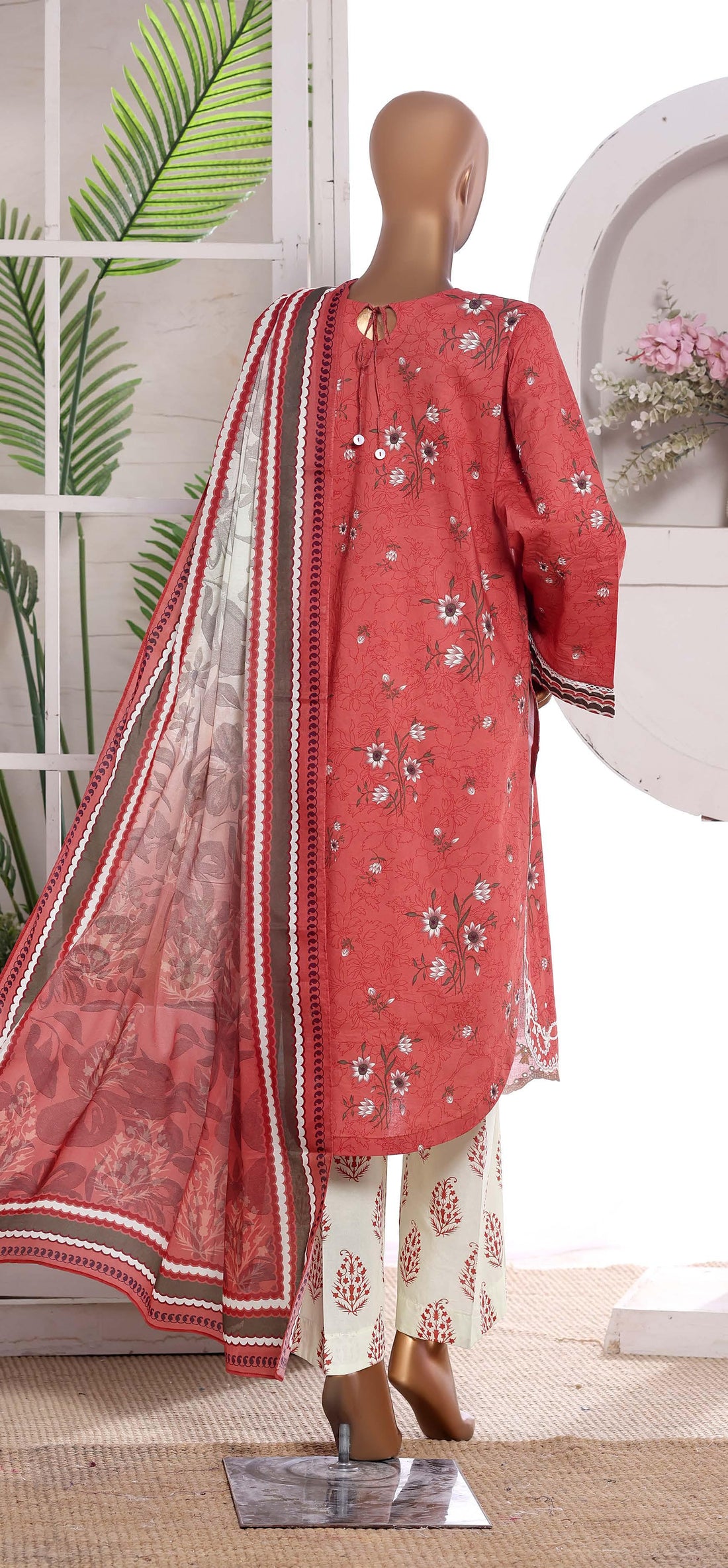 HZ °GULDOZI° Luxury Lawn Embroidery 3Piece Stitched Collection 2026 D#06