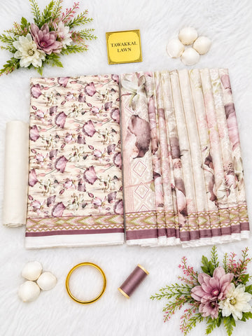 Tawakkal Luxury Lawn  Digital Printed 3Piece Unstitched_ COLLECTION 2026 D#-16
