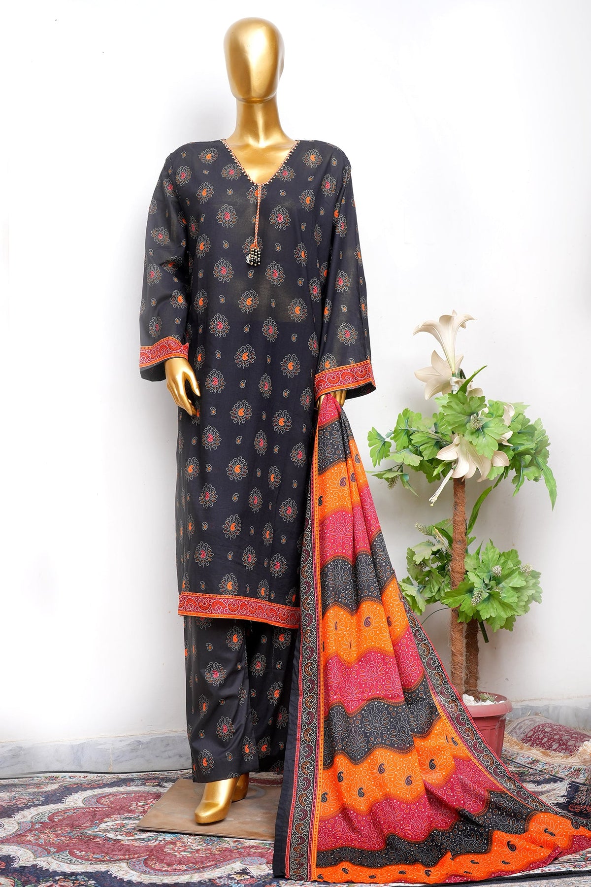 BIN SAEED Luxury Lawn Printed 3pcs Stitched Vol-30 3Piece Stitched COLLECTION 2026 D#-138