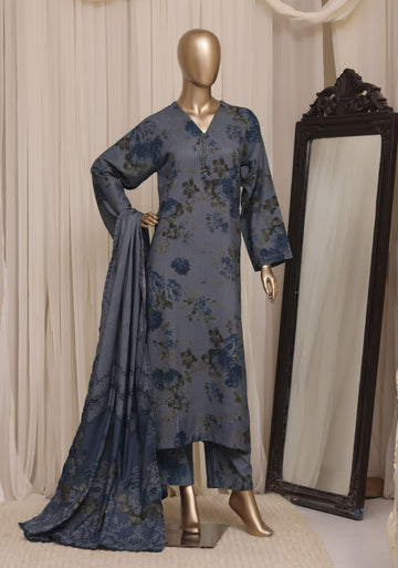 Sadabahar Luxury Dhanak Printed Winter 3Piece Collection DHS-06