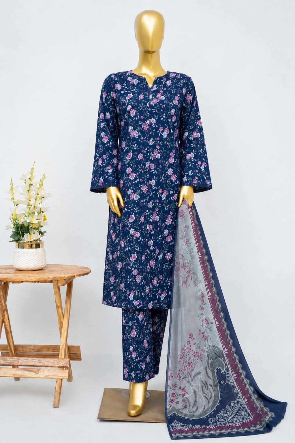 Sadabahar Lawn Printed Vol-15 3Piece Stitched Collection 2026 D#-21