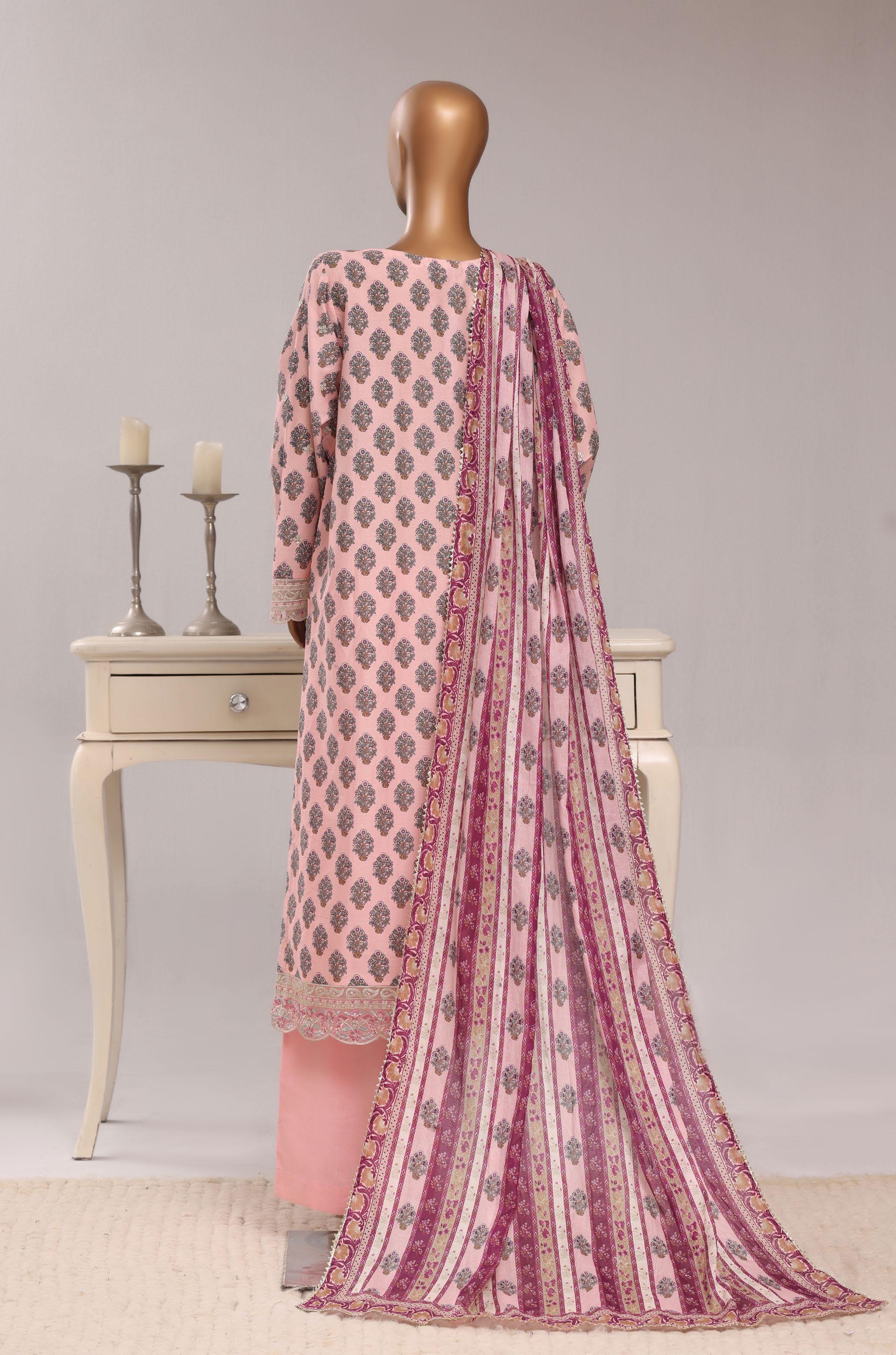 Sadabahar Luxury Regal Lawn With Digital Printed Lawn Dupatta 3Piece Stitched Festive Edition Collection 2026. D#-07