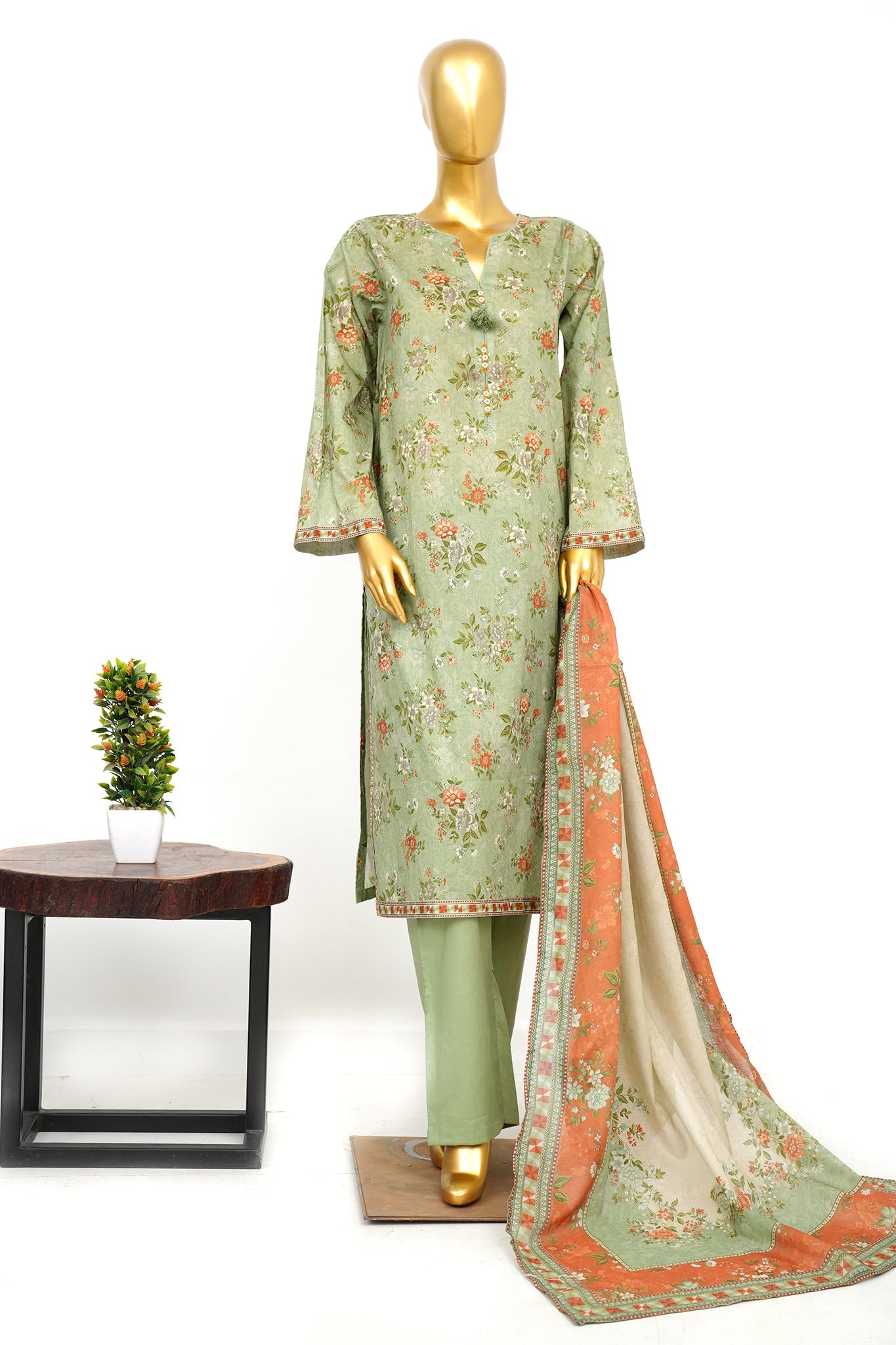 BIN SAEED Luxury Lawn Printed 3pcs Stitched Vol-30 3Piece Stitched COLLECTION 2026 D#-98