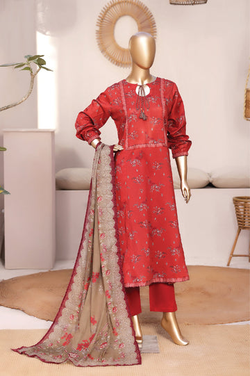 BIN SAEED Luxury Lawn Frock  Printed 3pcs Stitched Vol-01 3Piece Stitched COLLECTION 2026 D-#08