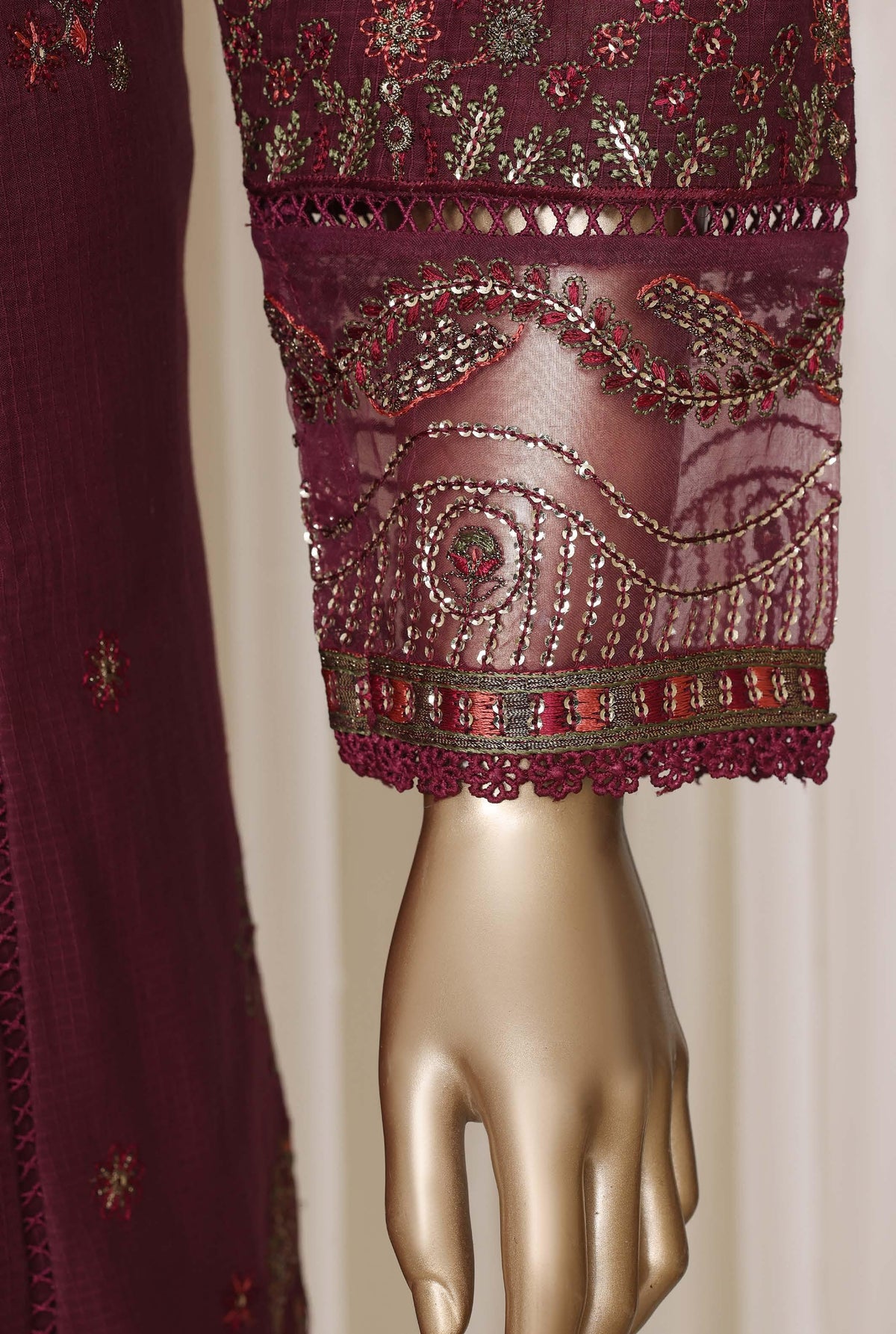Sadabahar Luxury Slub Lawn Embroidery Stitched Vol-08 Collection 2026. LEL-1008