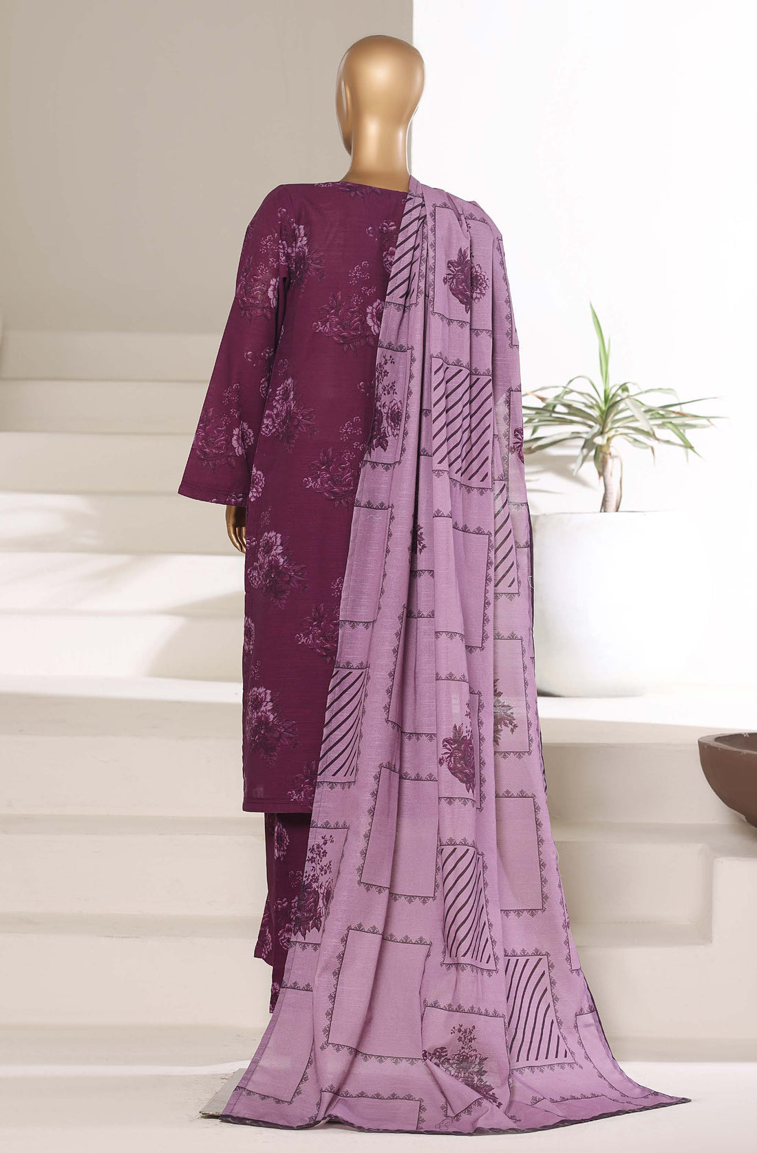 Sadabahar Printed Khadder 3PCS Stitched Vol—4 Collection 2025 D-31