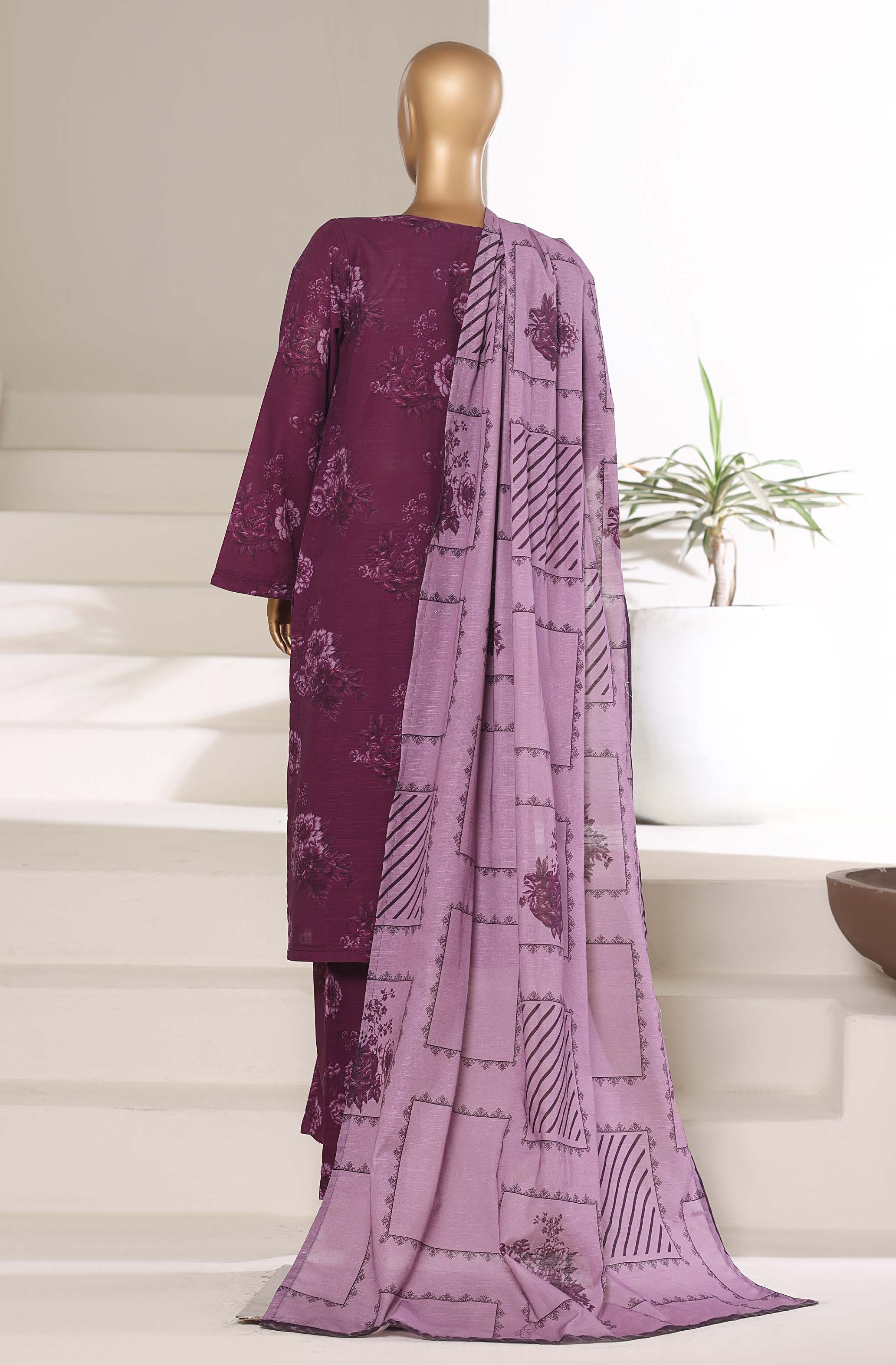 Sadabahar Printed Khadder 3PCS Stitched Vol—4 Collection 2025 D-31