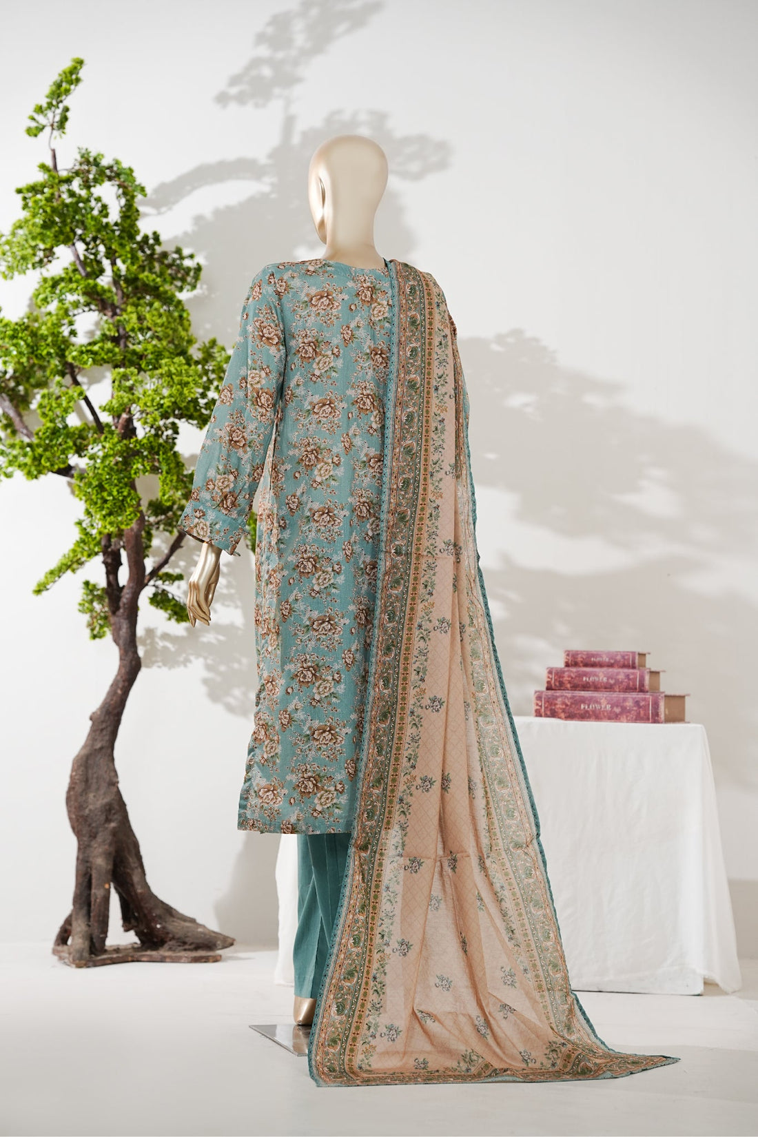 BIN SAEED Luxury Lawn Printed 3pcs Stitched Vol-18 3Piece Stitched COLLECTION 2026 D-#22