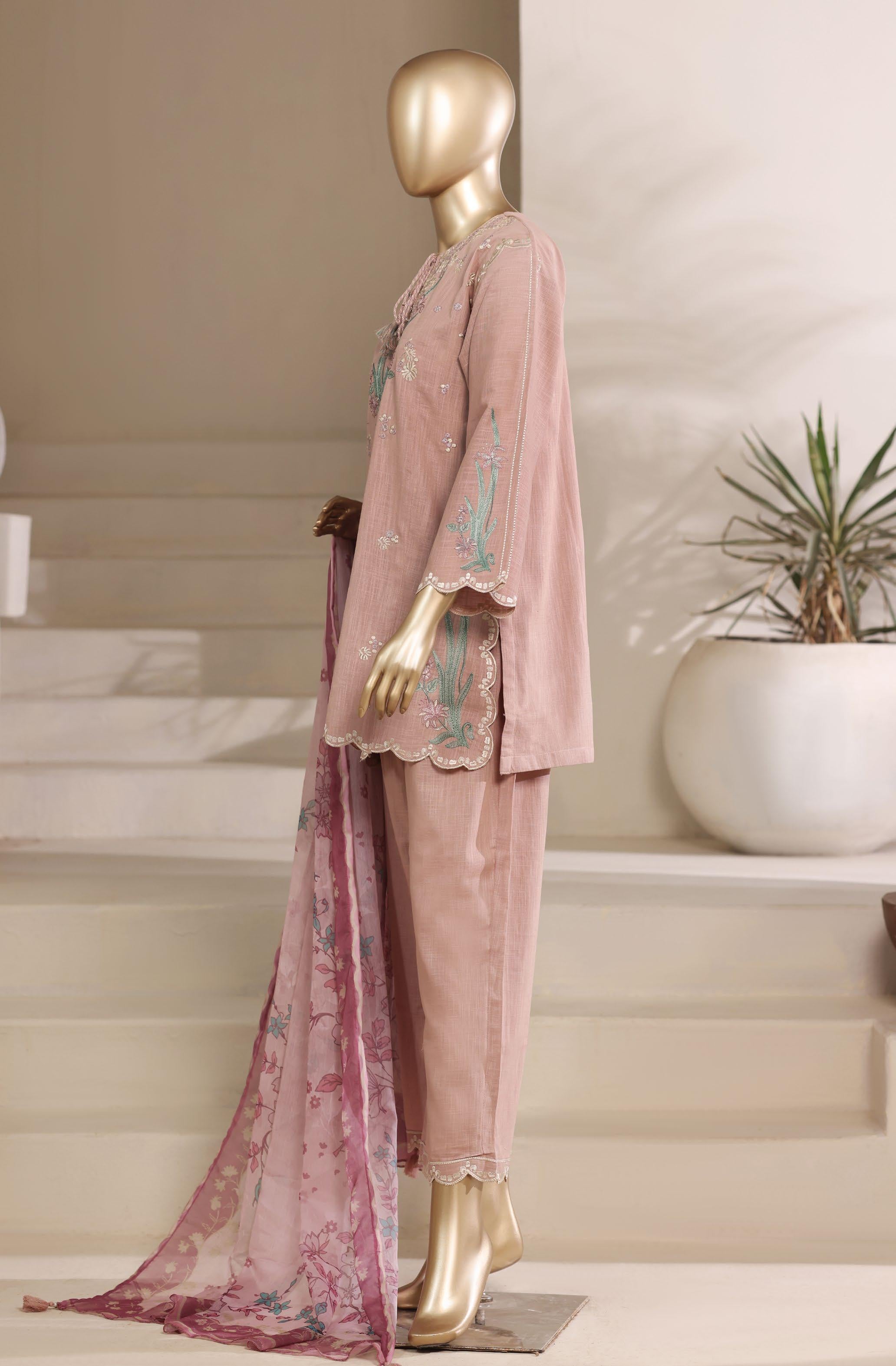 Sadabahar Festive Luxury Lawn Cotton Embroidery 3Piece Stitched COLLECTION 2026. D-04